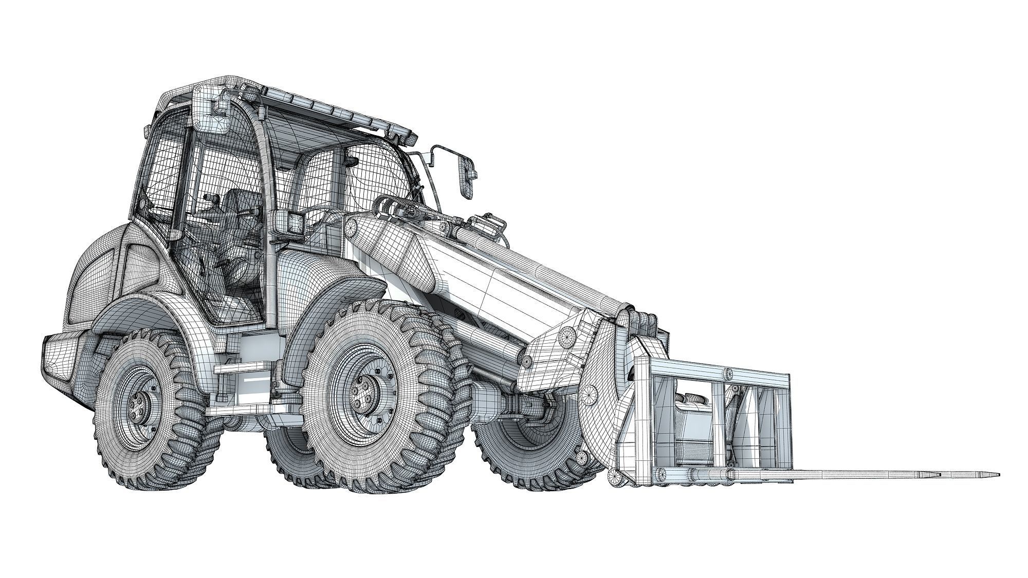 Wheel Loader 3D model_18