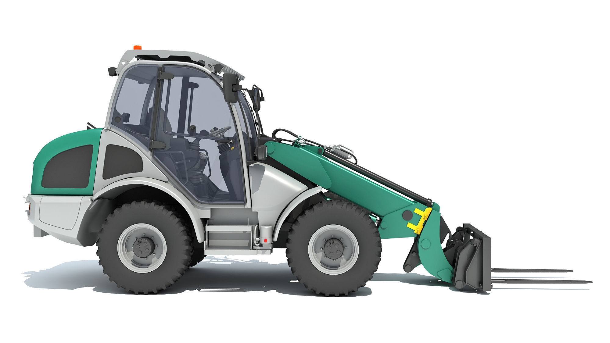 Wheel Loader 3D model_7