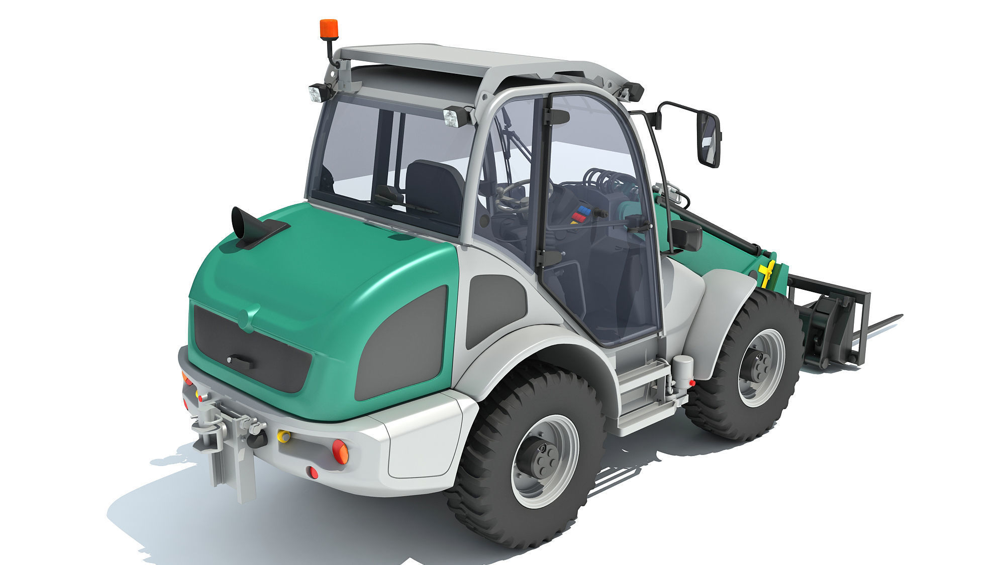 Wheel Loader 3D model_5