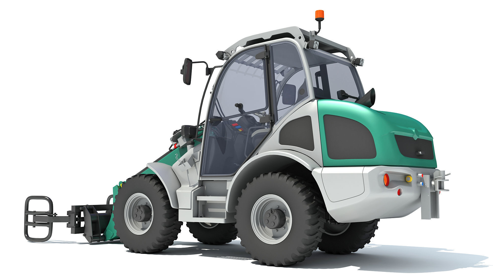 Wheel Loader 3D model_4