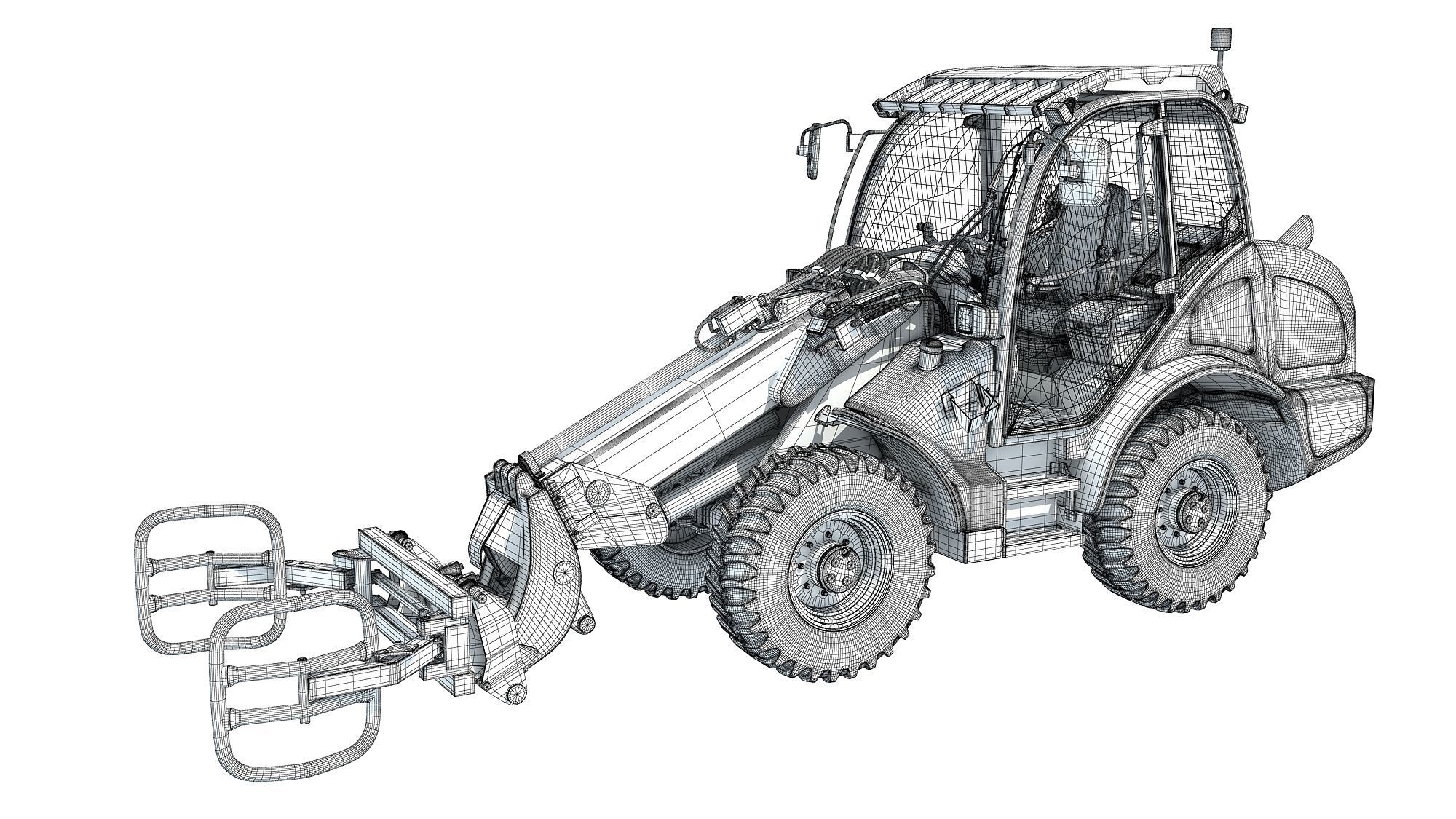 Wheel Loader 3D model_15