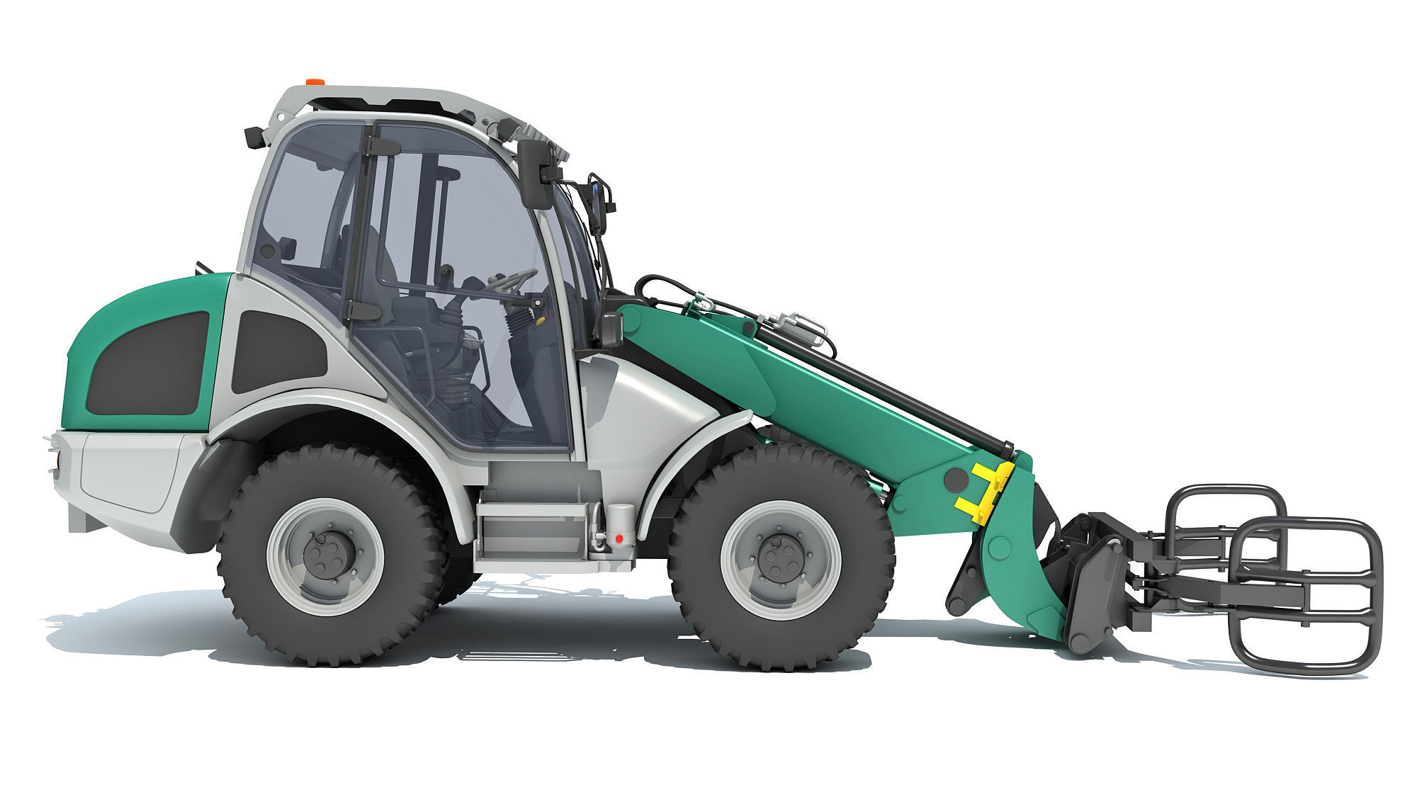 Wheel Loader 3D model_7