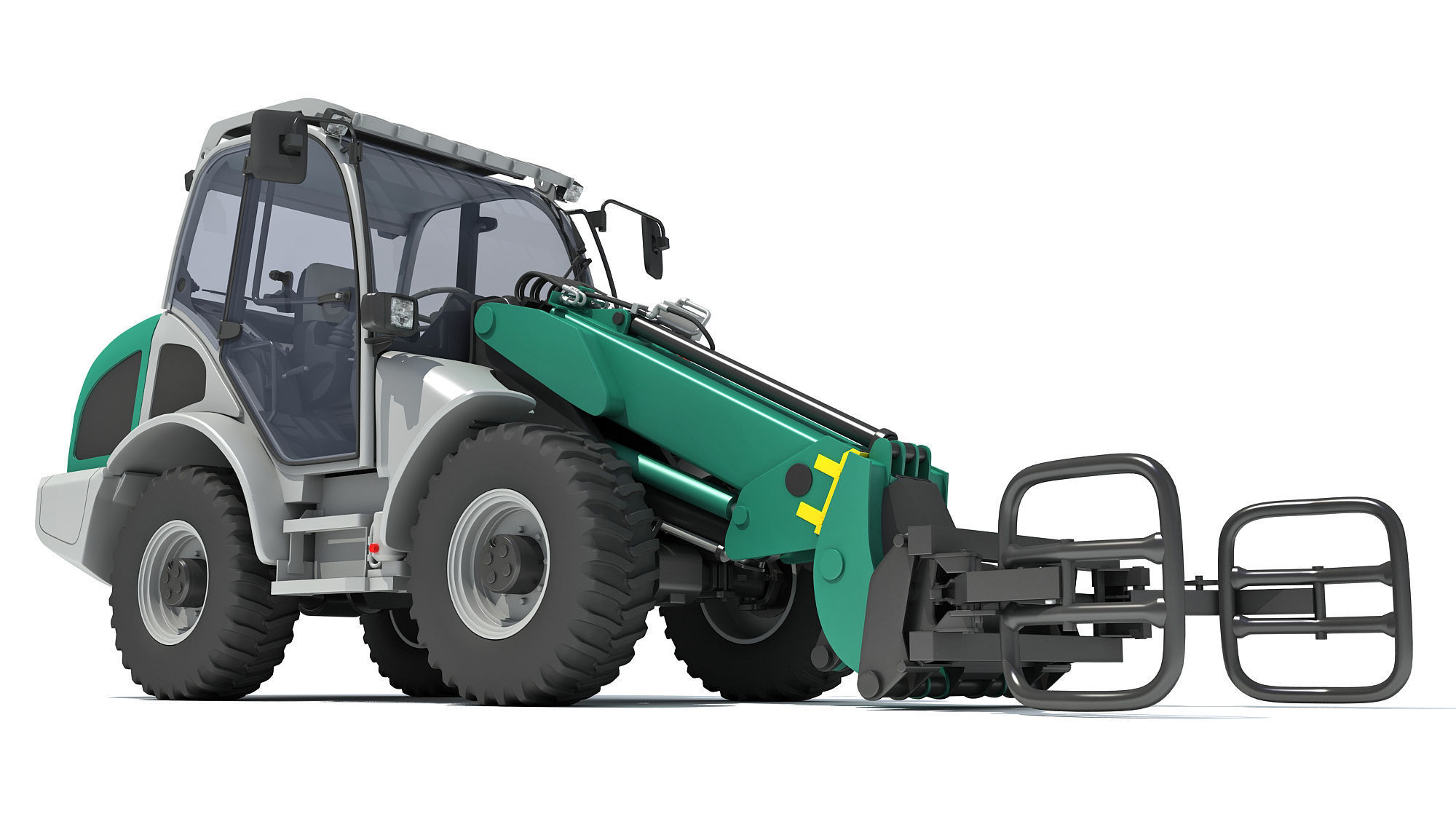 Wheel Loader 3D model_8