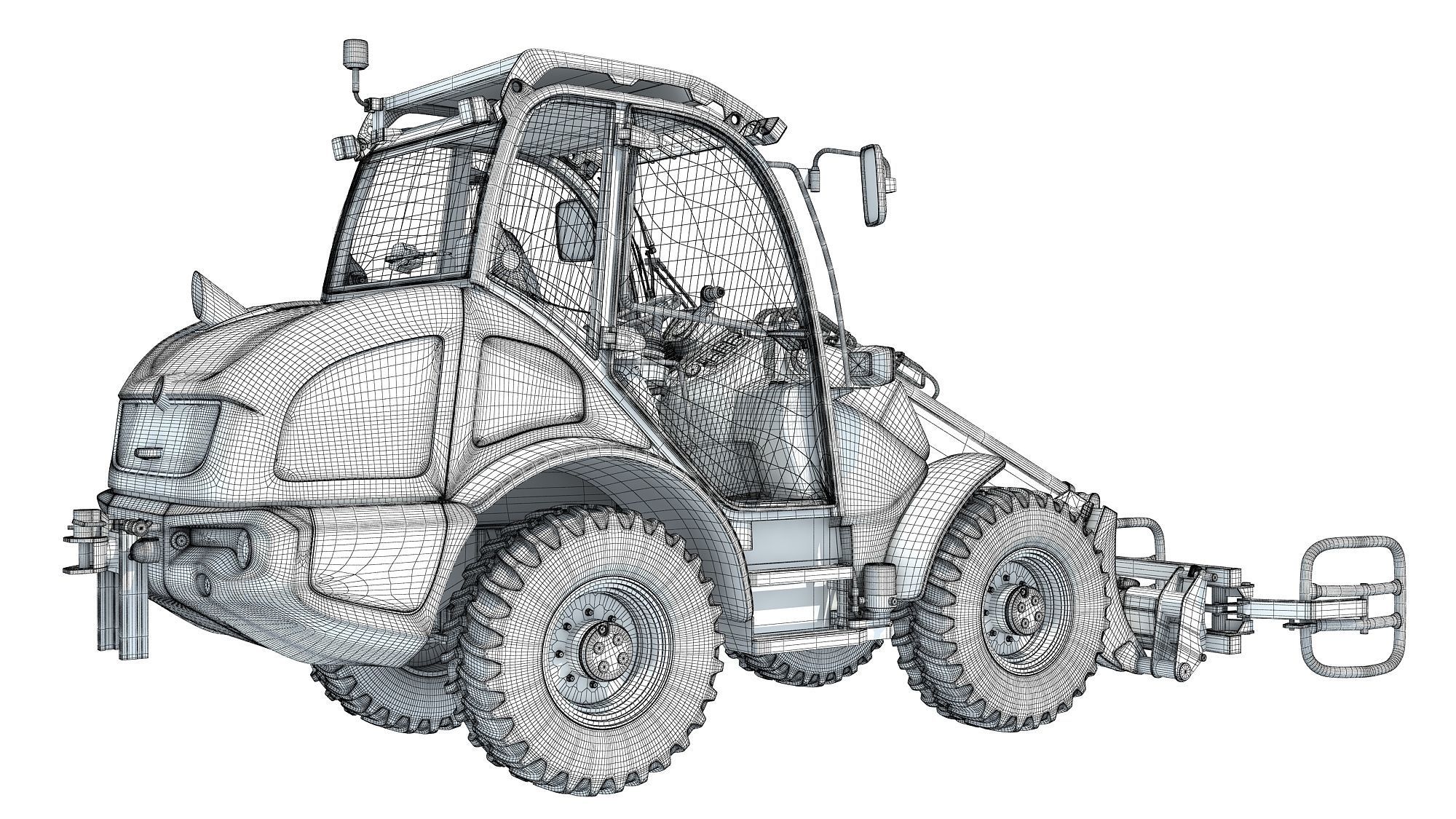 Wheel Loader 3D model_17