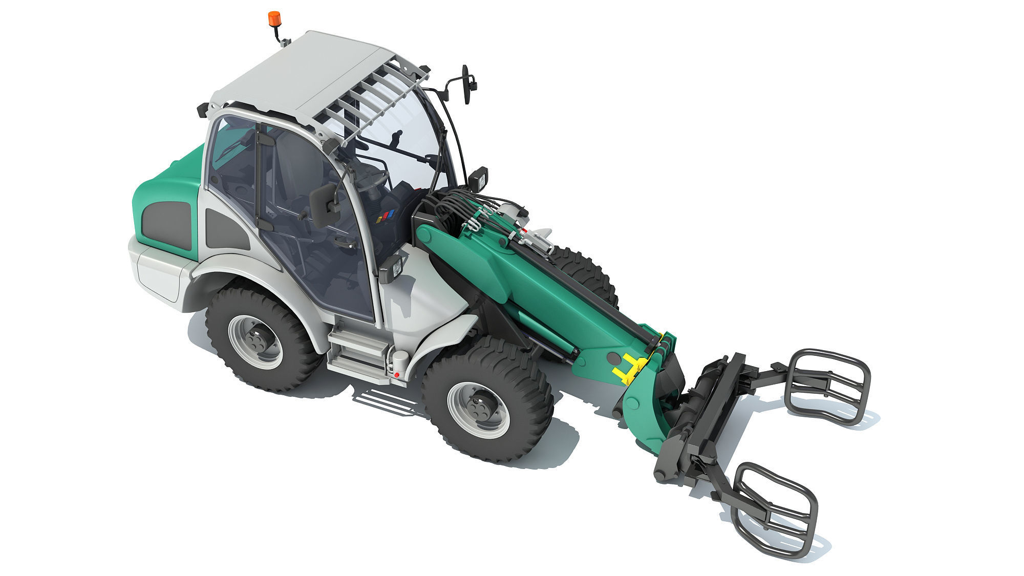 Wheel Loader 3D model_9