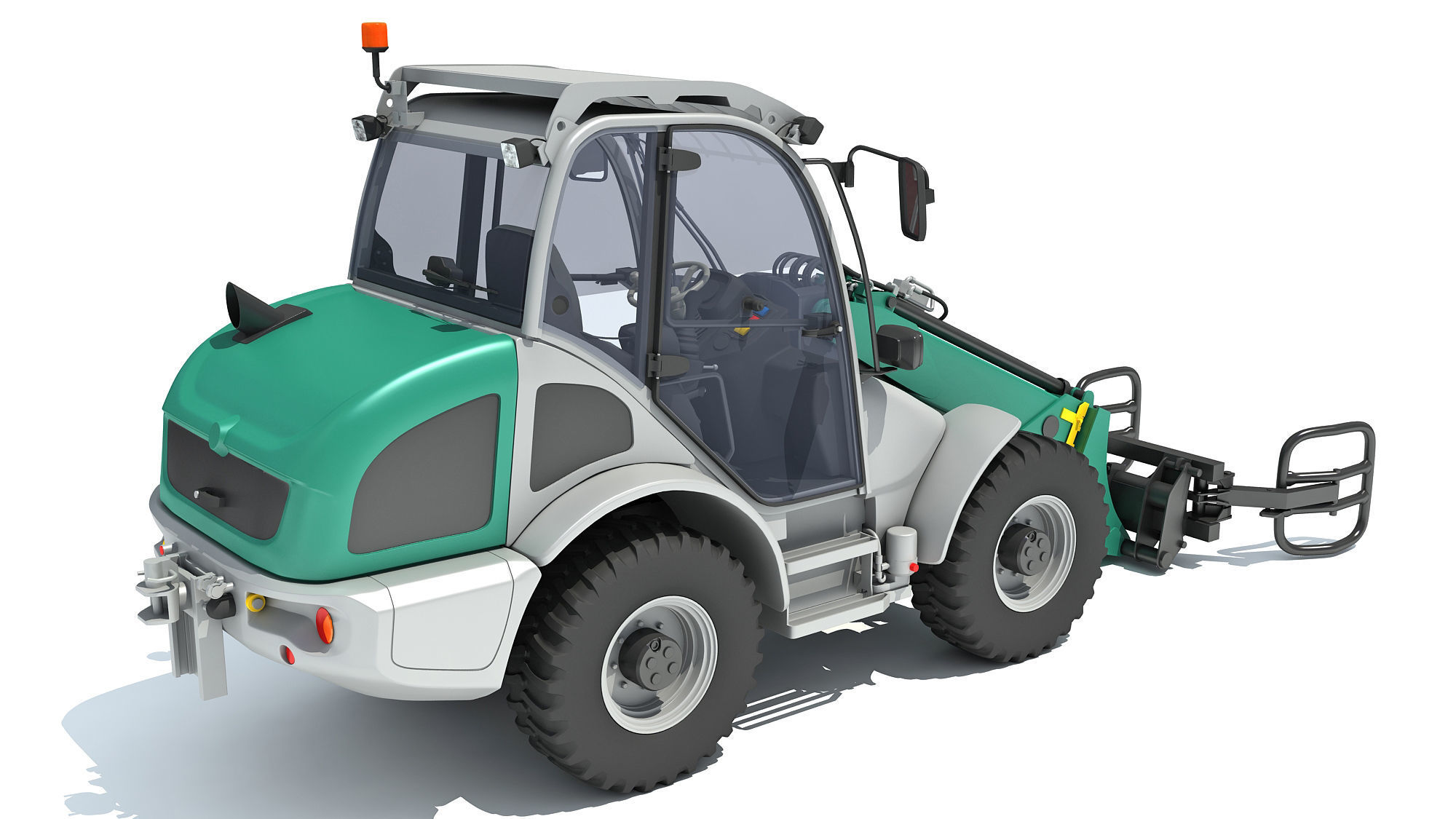 Wheel Loader 3D model_5