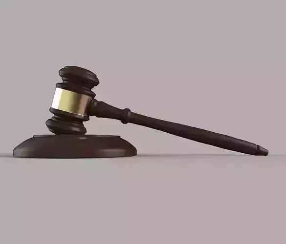 Auction Hammer 3D model