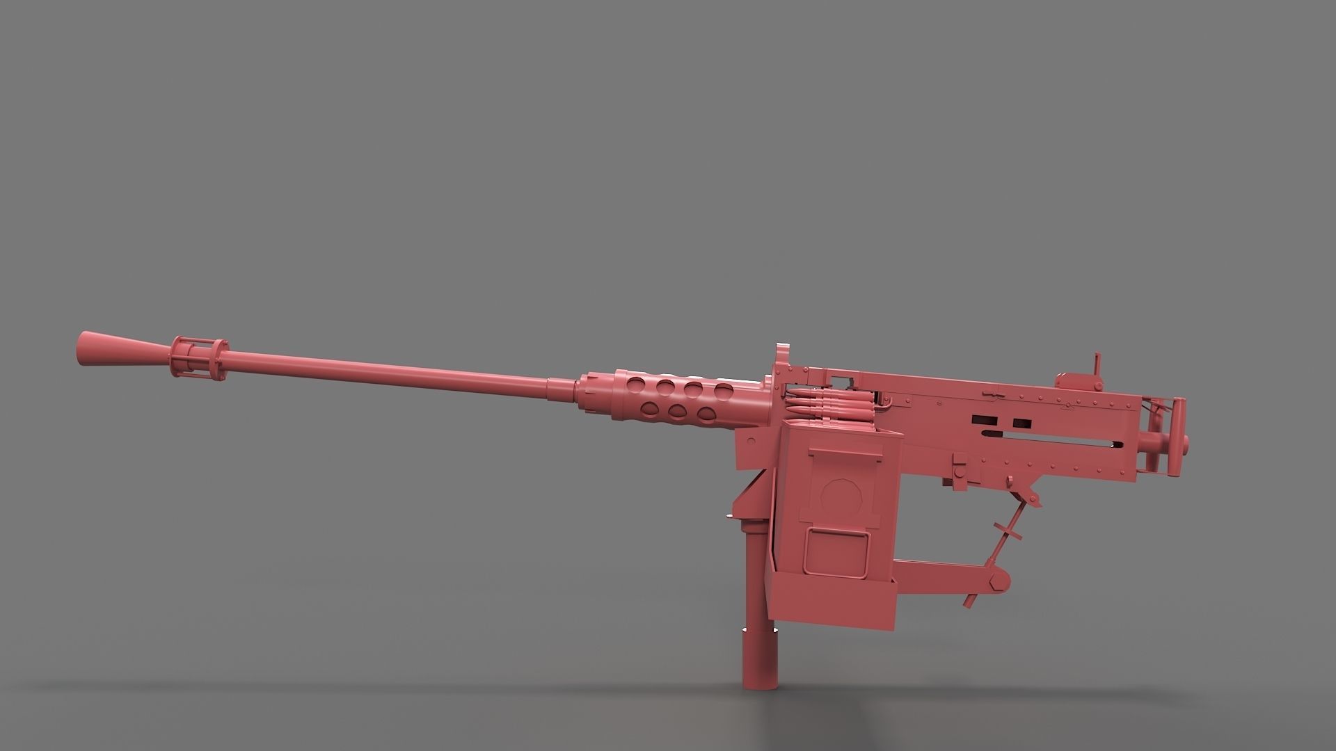 M2HB Browning 3D model_14