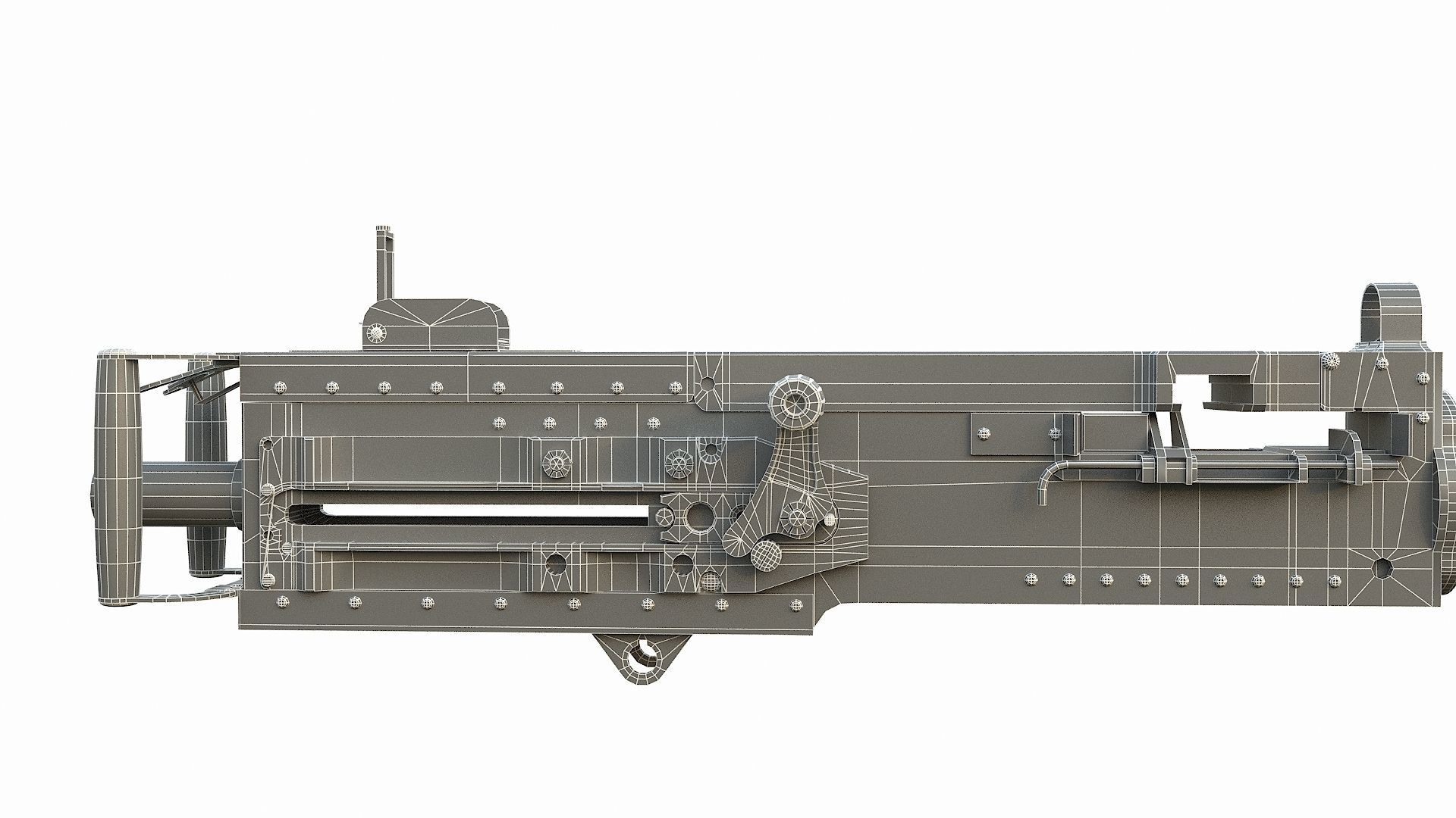 M2HB Browning 3D model_8