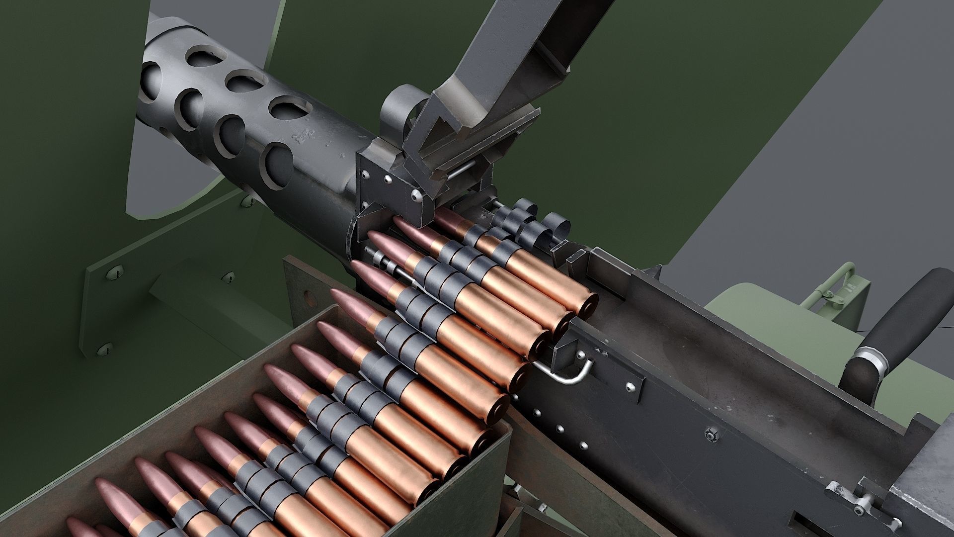 M2HB Browning 3D model_10