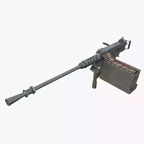 M2HB Browning 3D model