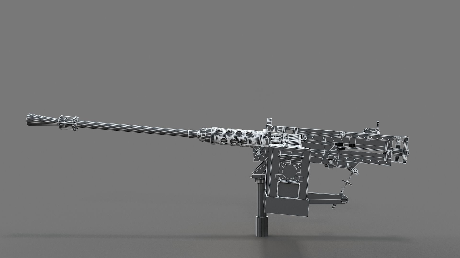 M2HB Browning 3D model_13