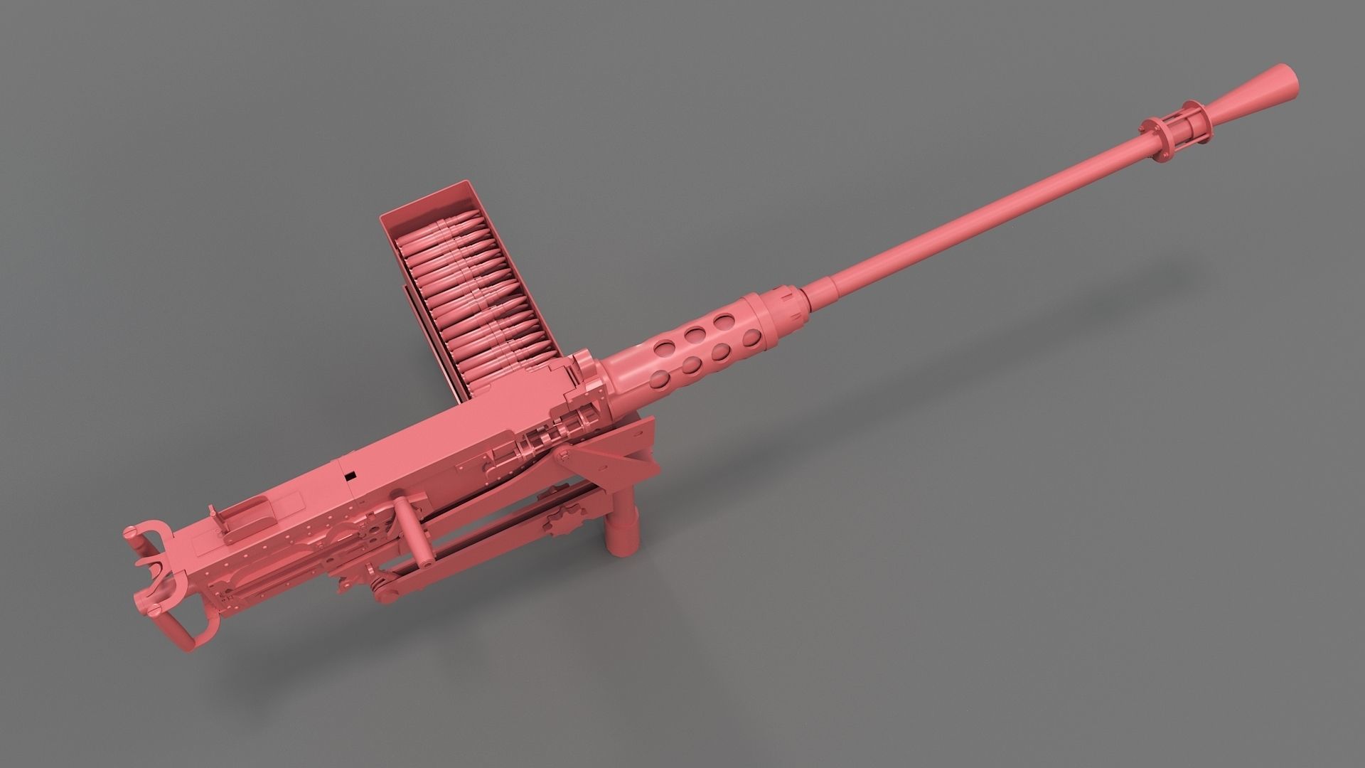 M2HB Browning 3D model_16