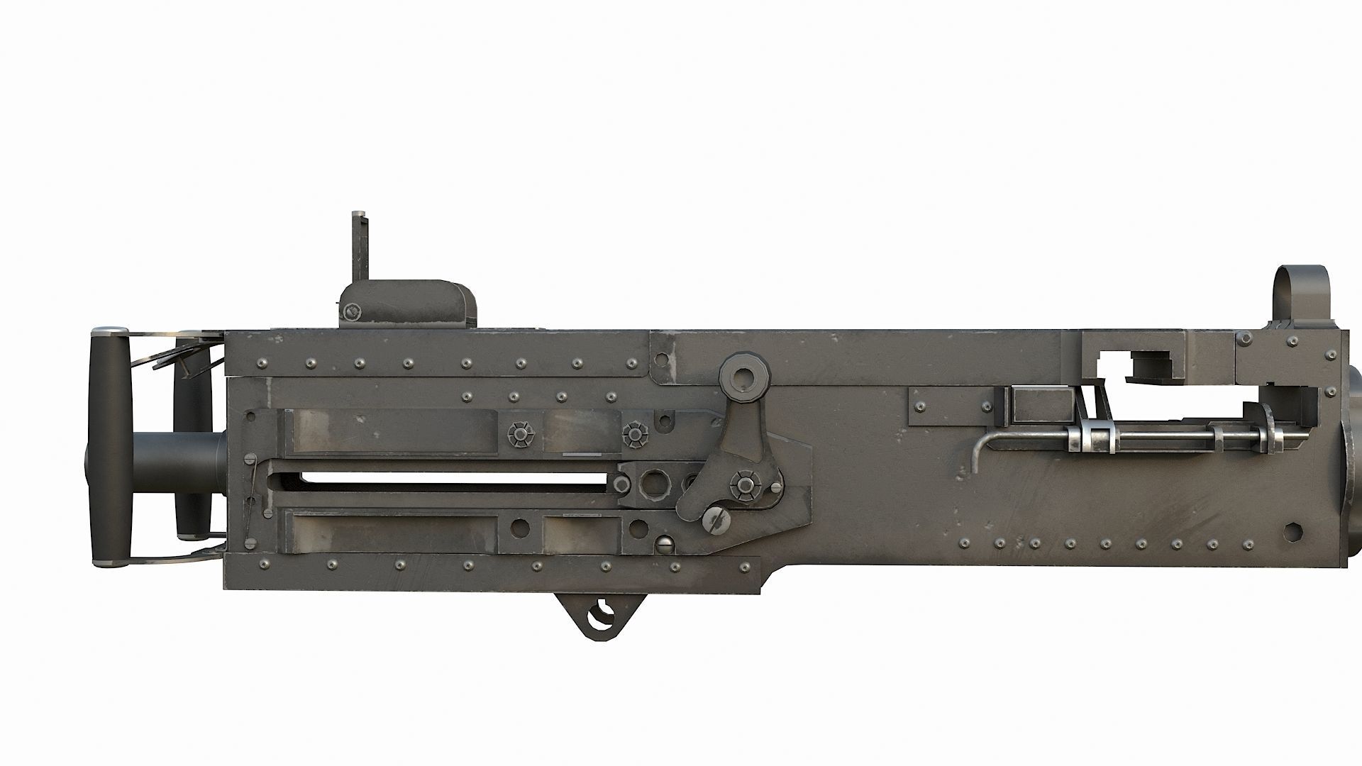 M2HB Browning 3D model_6