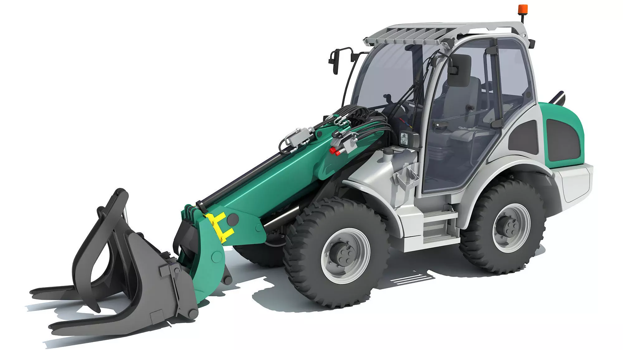 Wheel Loader 3D model_0