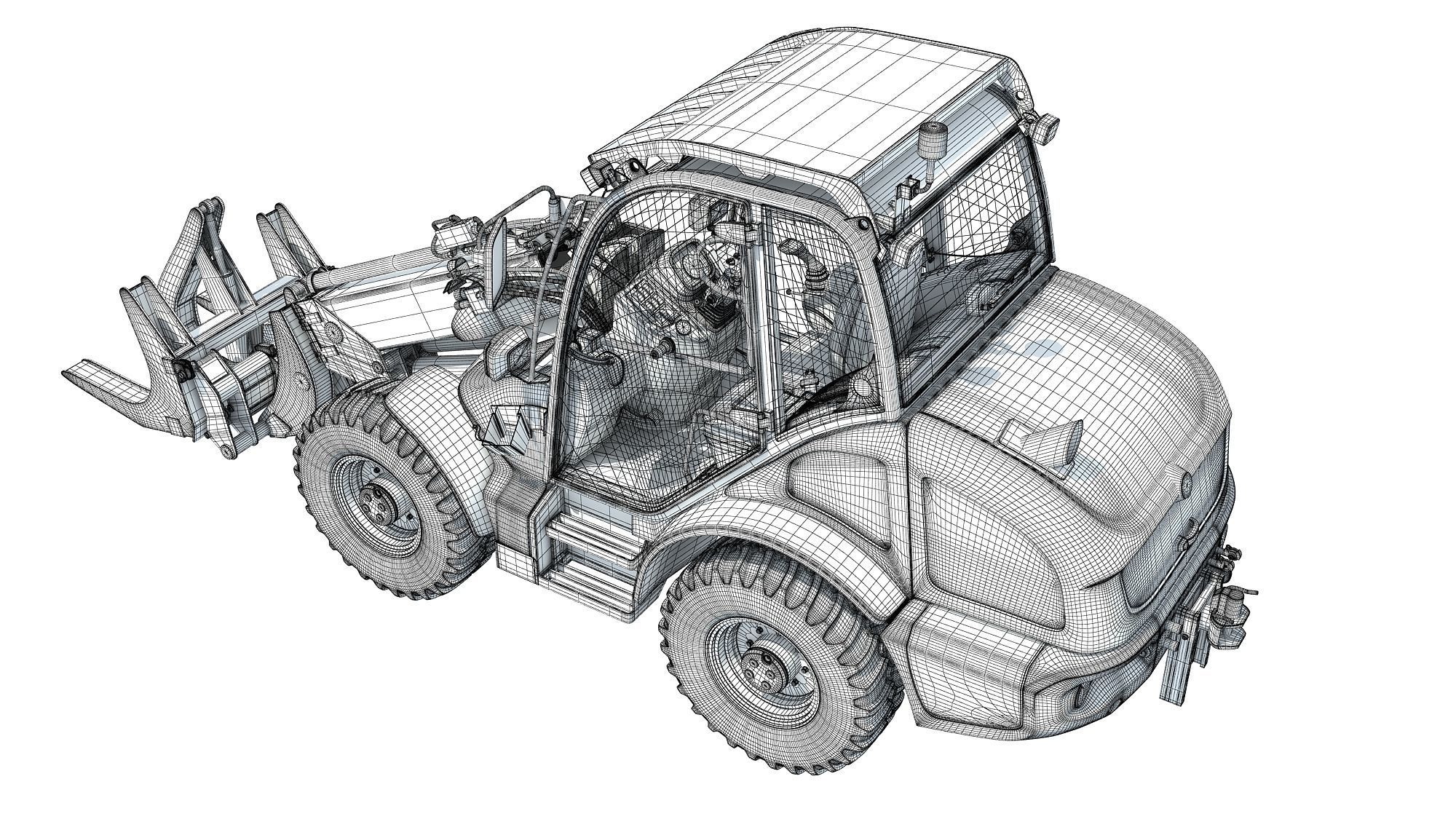 Wheel Loader 3D model_16