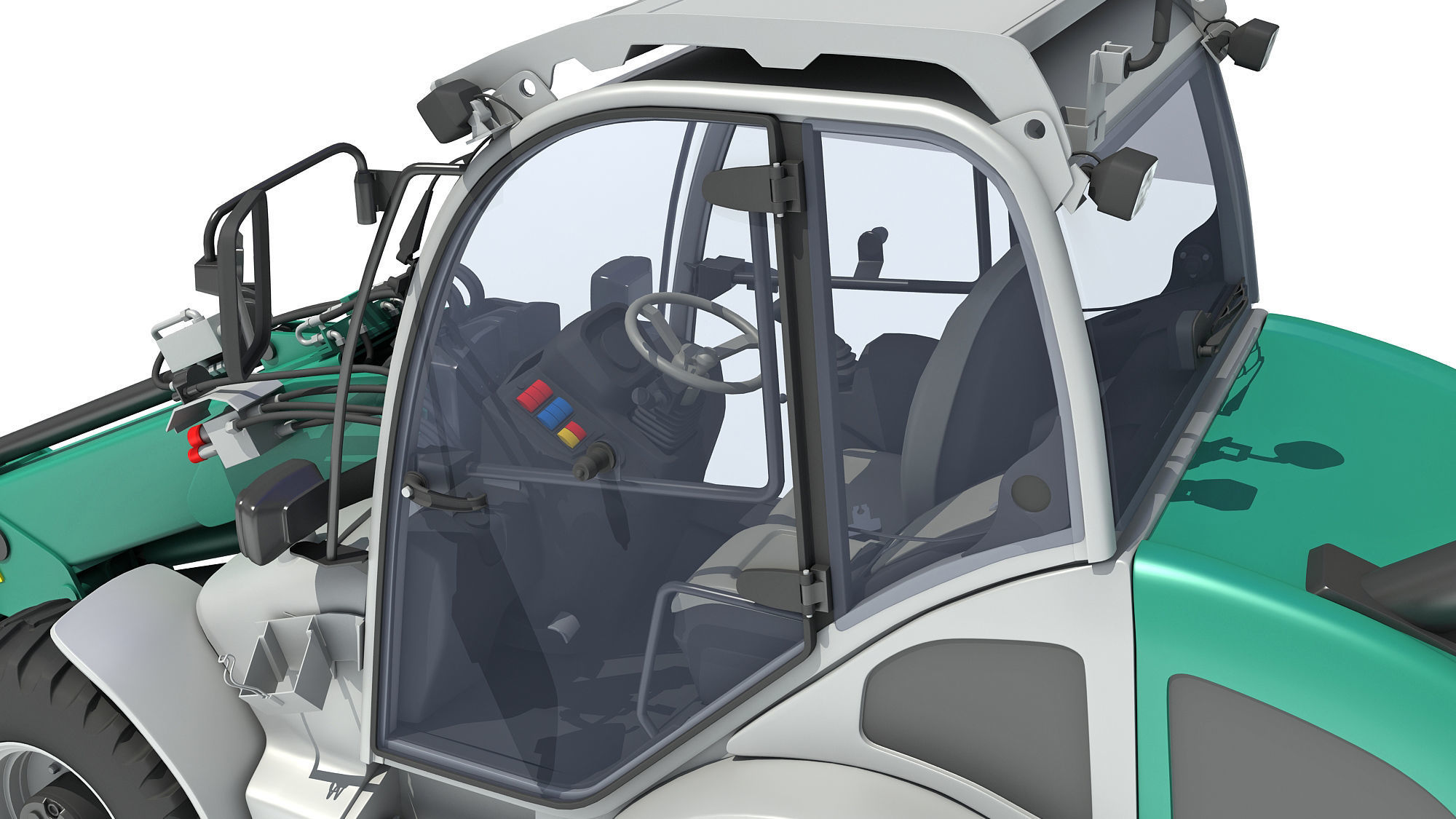 Wheel Loader 3D model_13