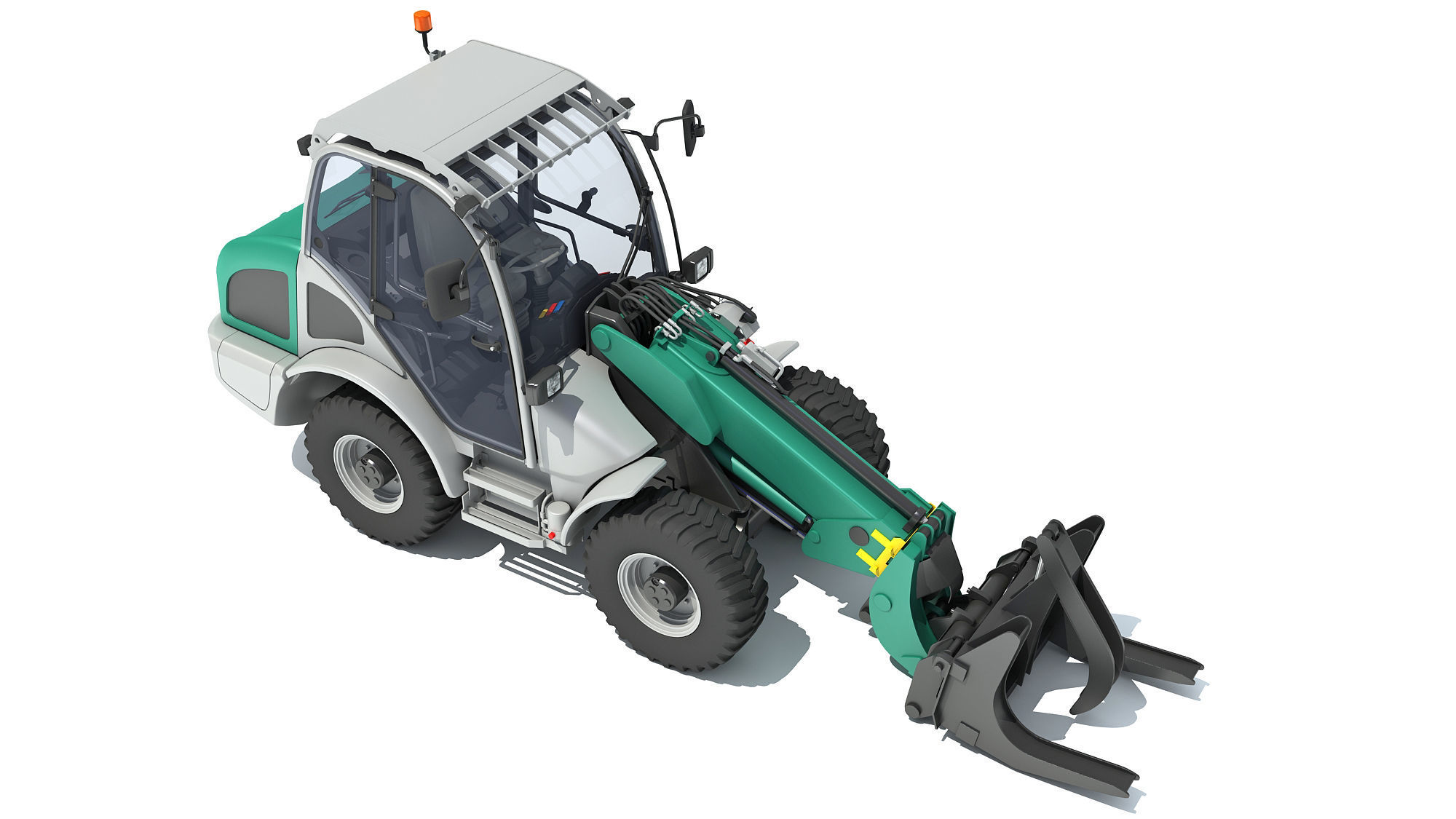 Wheel Loader 3D model_9