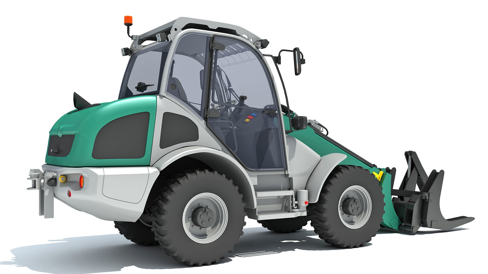 Wheel Loader 3D model_6