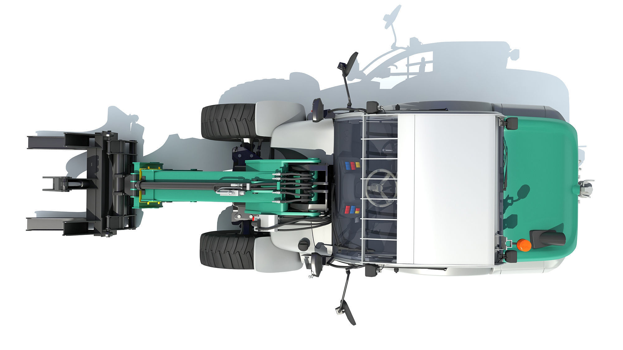 Wheel Loader 3D model_12