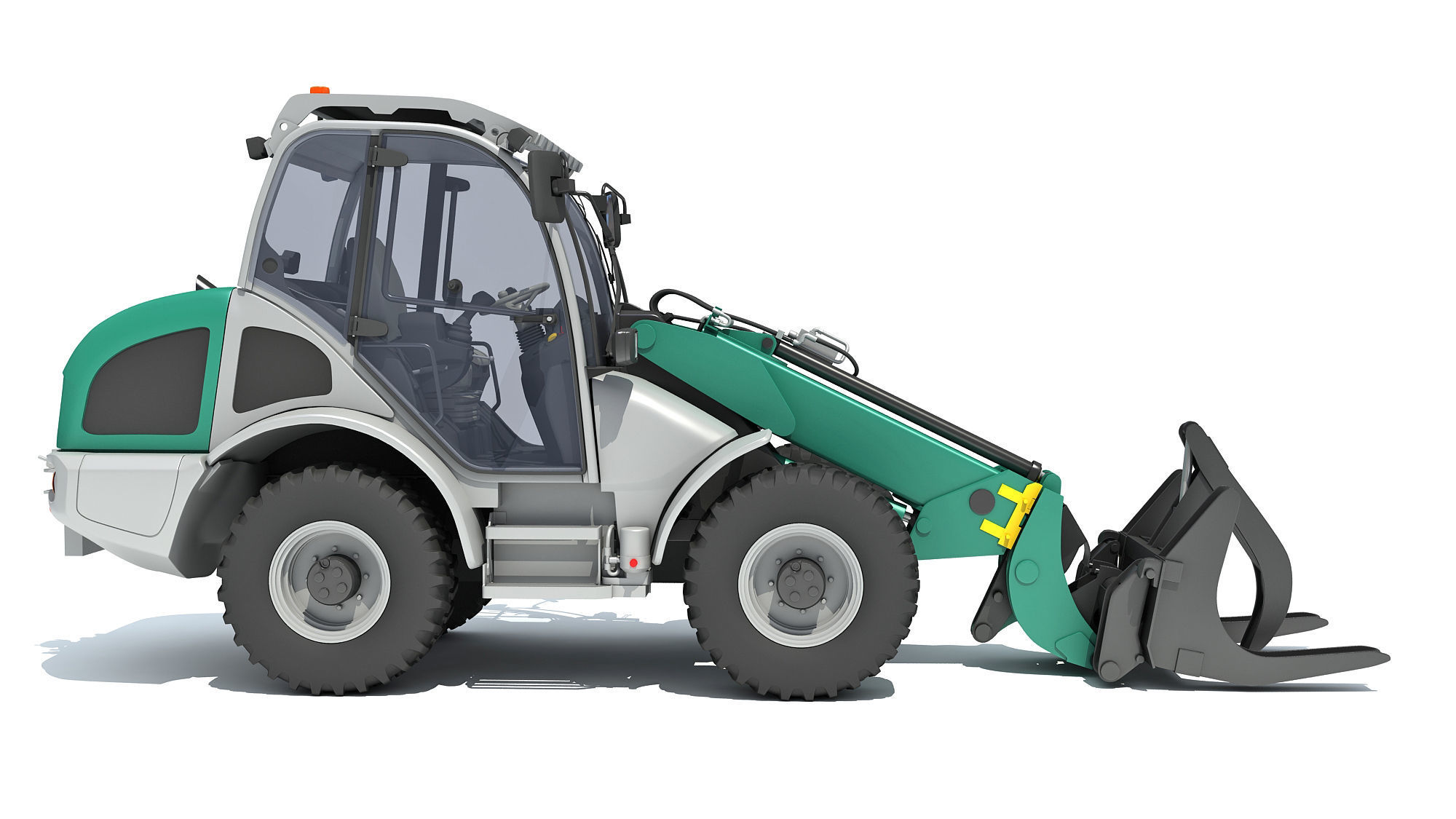 Wheel Loader 3D model_7