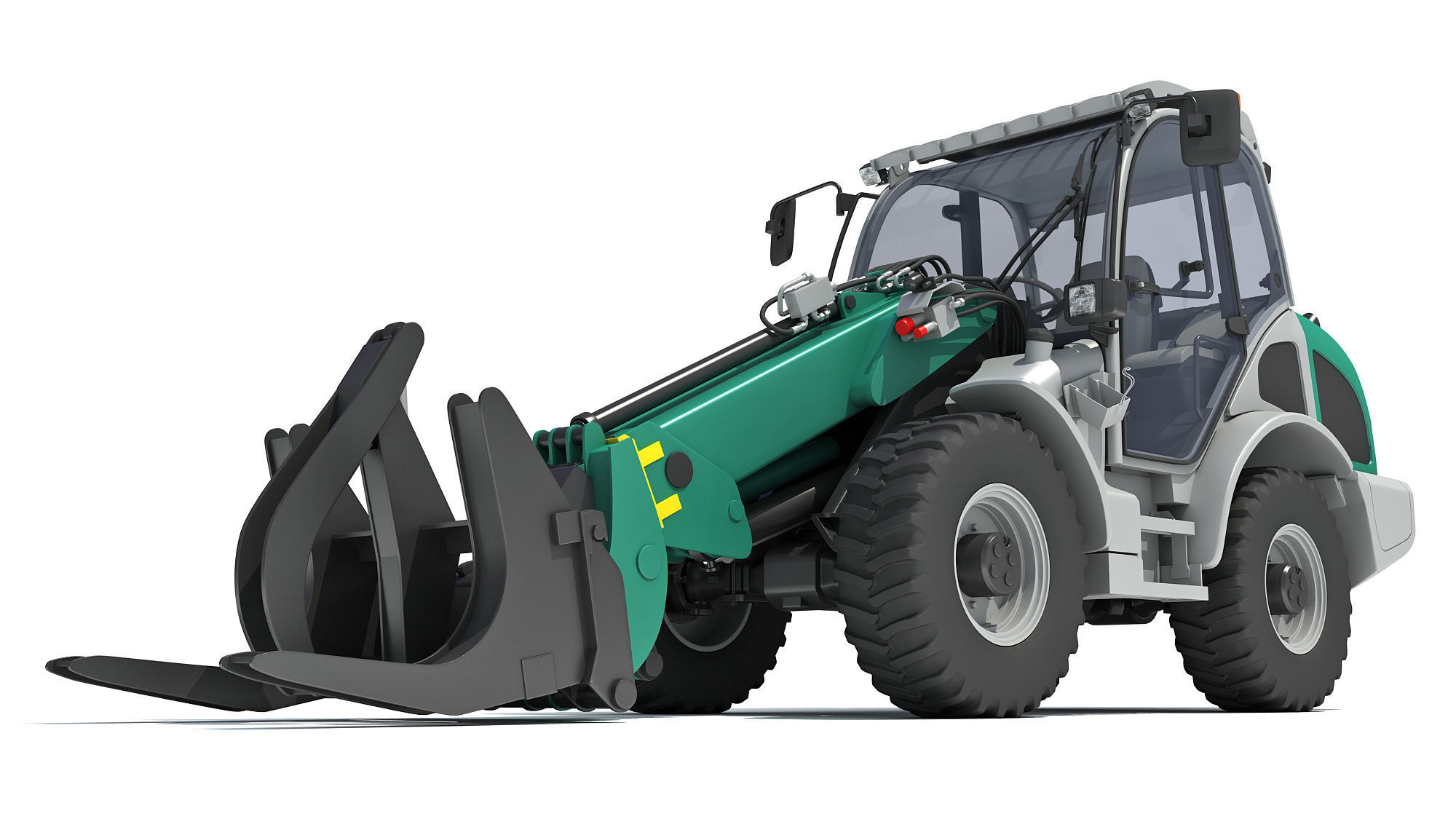 Wheel Loader 3D model_11