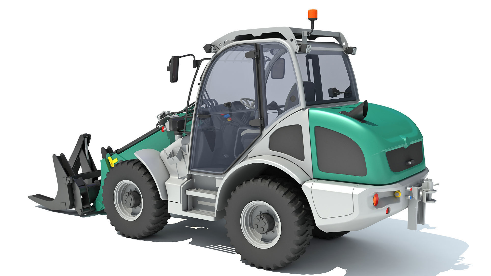 Wheel Loader 3D model_2