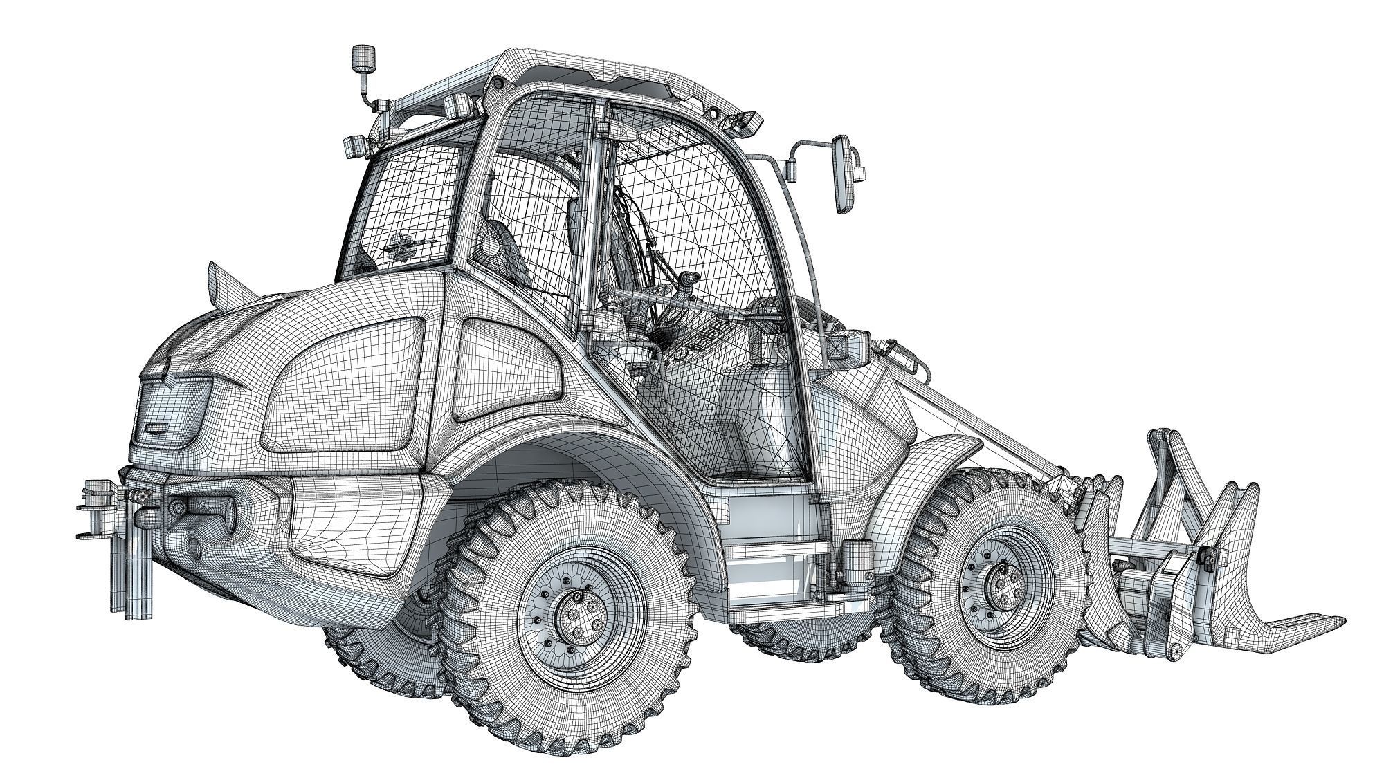 Wheel Loader 3D model_17