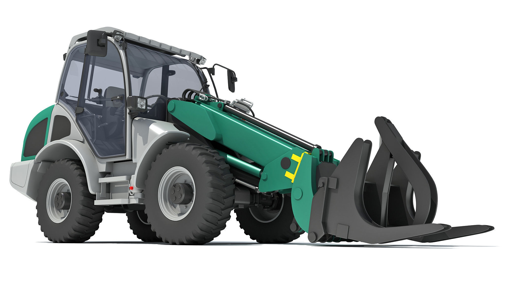 Wheel Loader 3D model_8