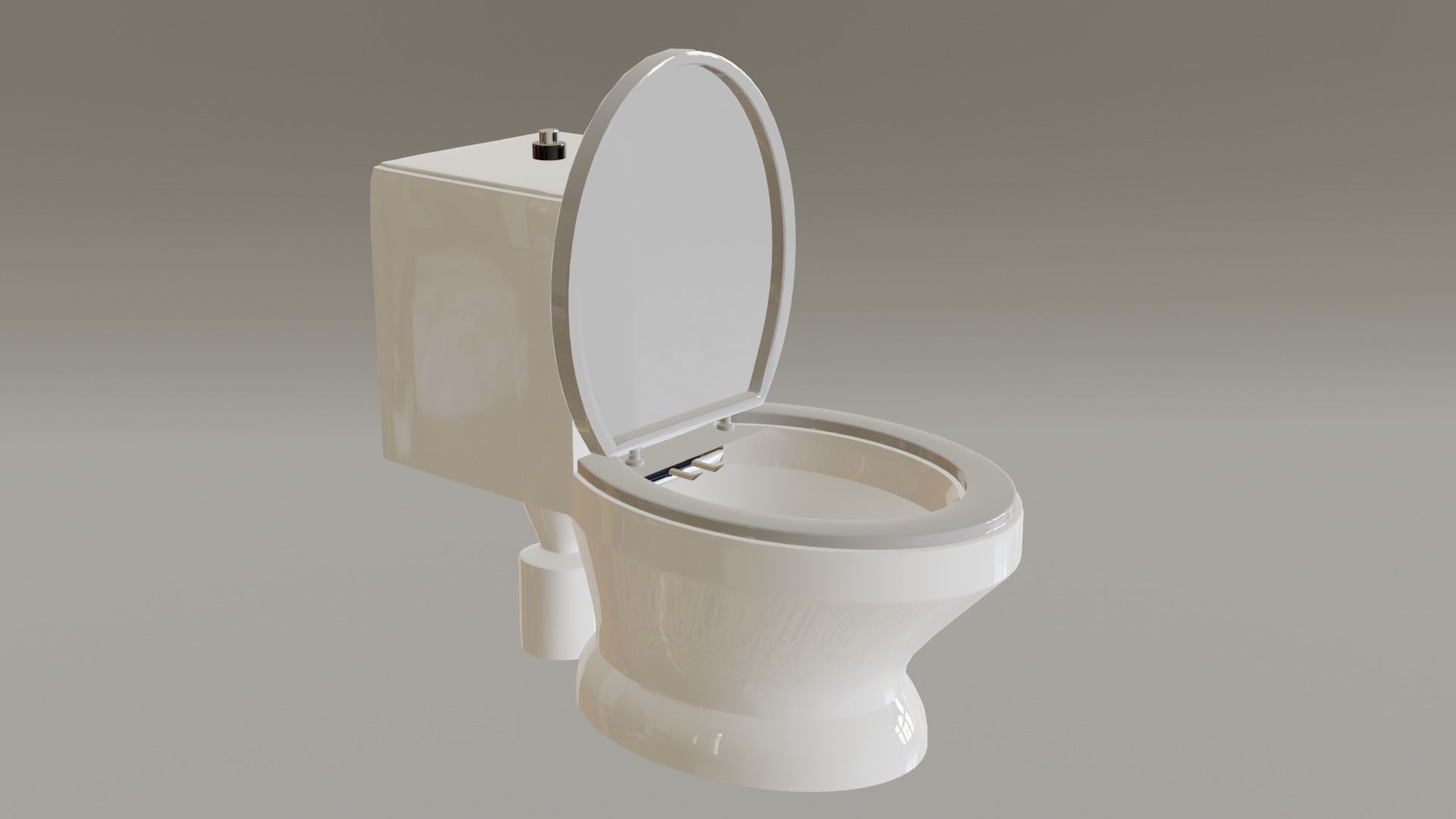Simple Flush Model  3D model_1