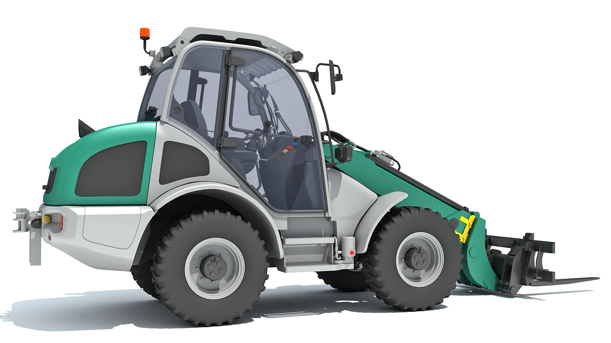 3D Wheel Loader 3D model_6
