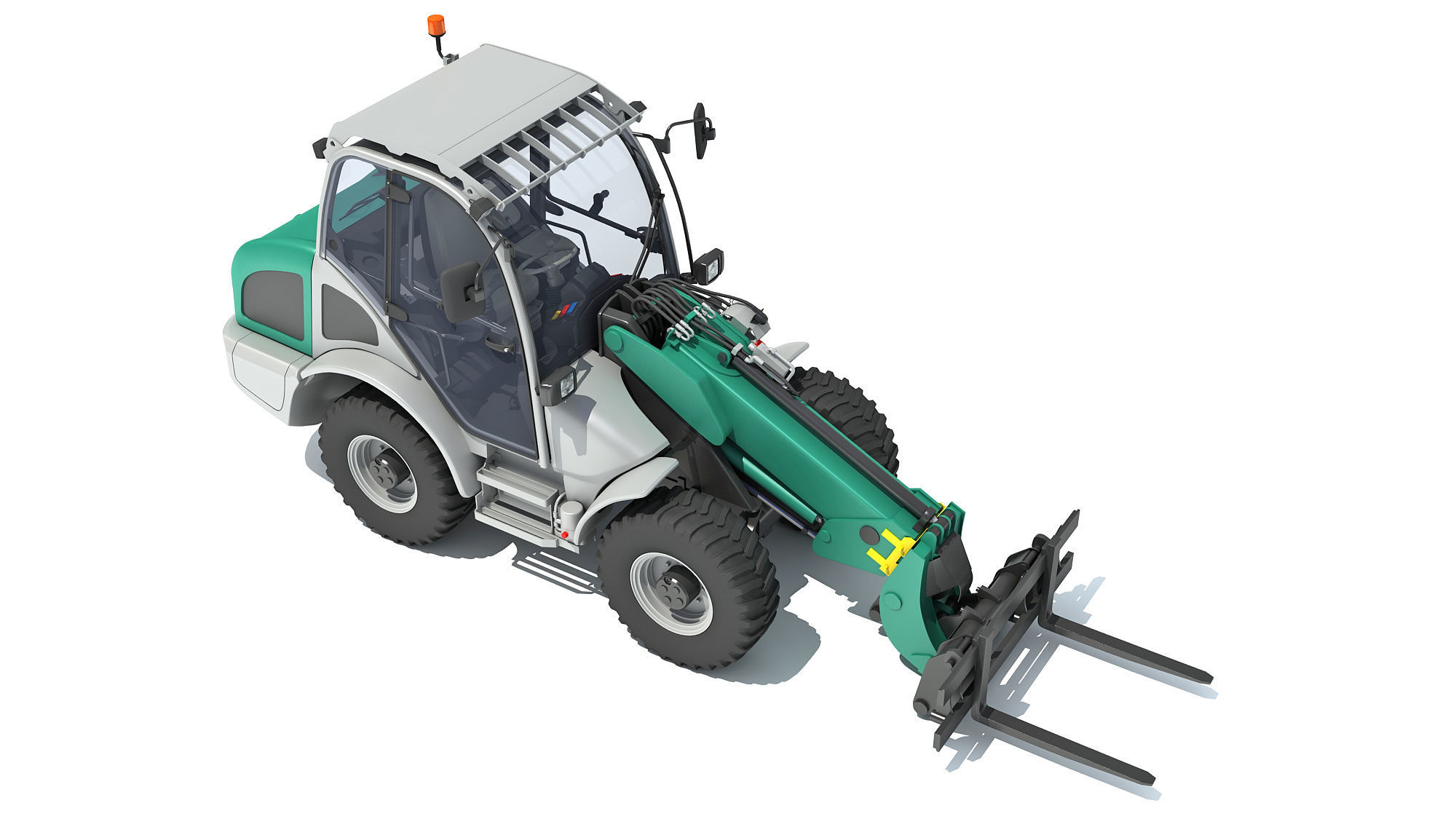 3D Wheel Loader 3D model_9