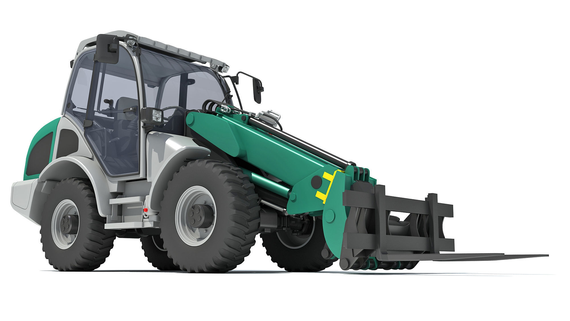 3D Wheel Loader 3D model_8