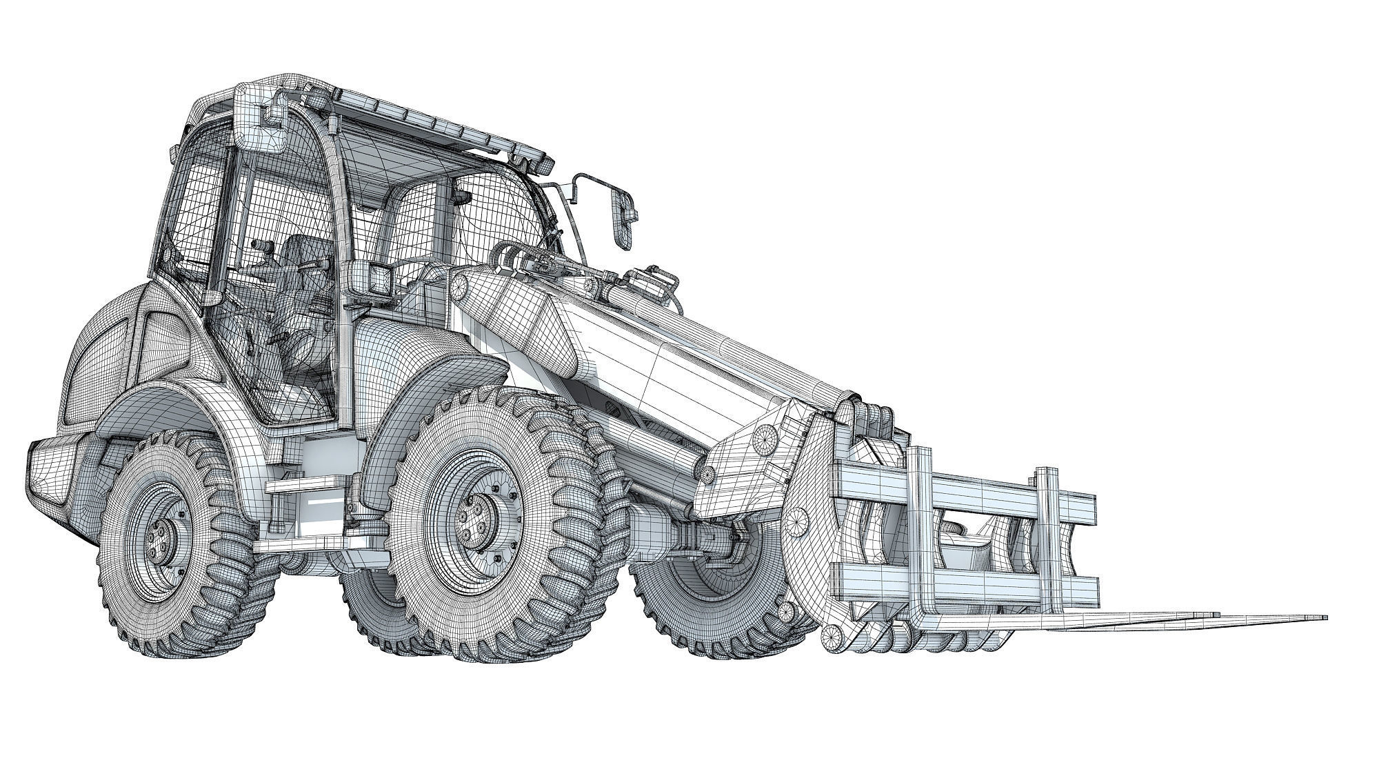 3D Wheel Loader 3D model_18