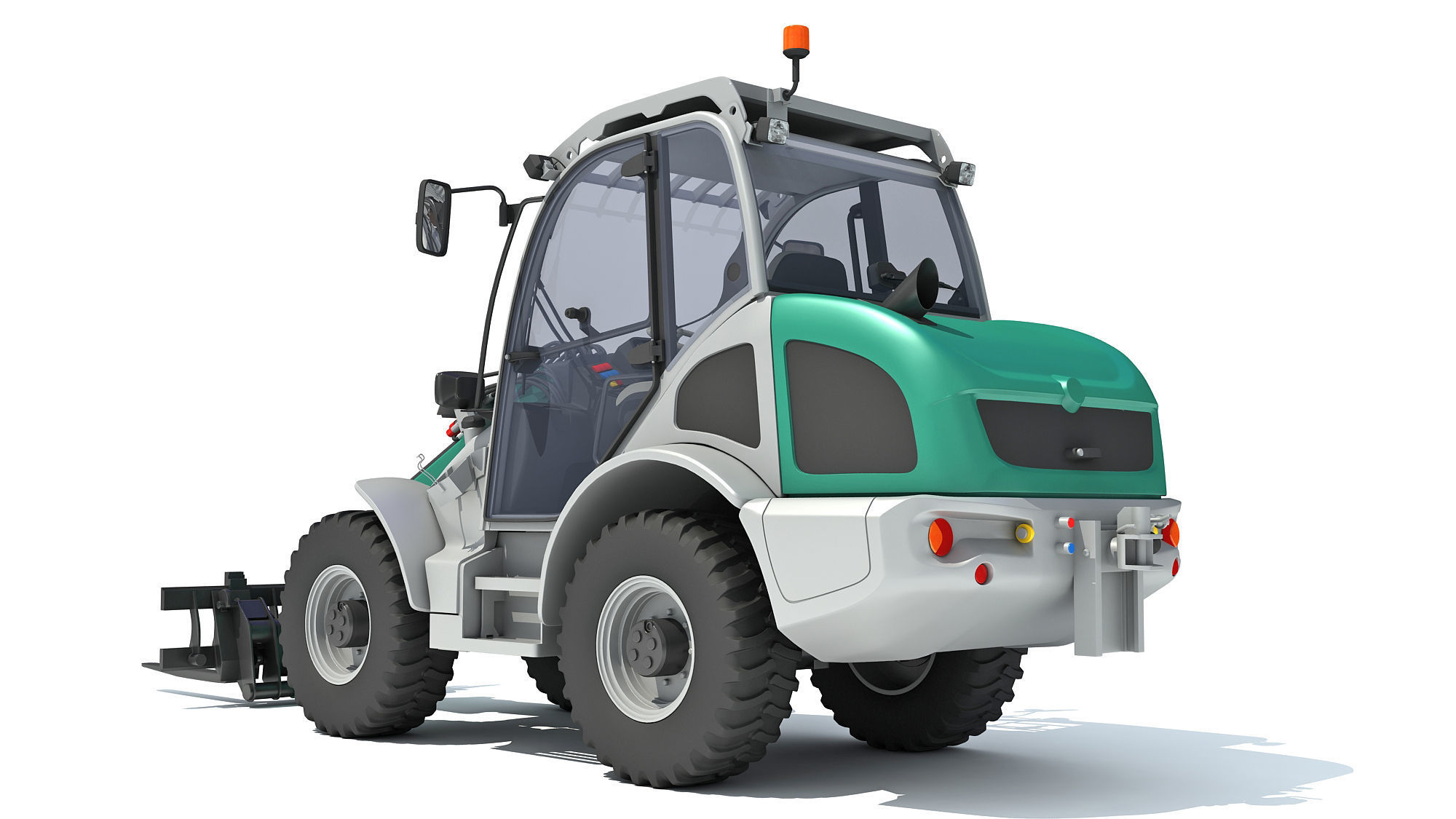 3D Wheel Loader 3D model_4