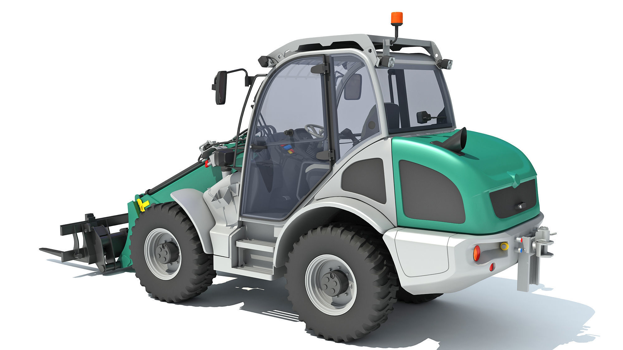 3D Wheel Loader 3D model_2