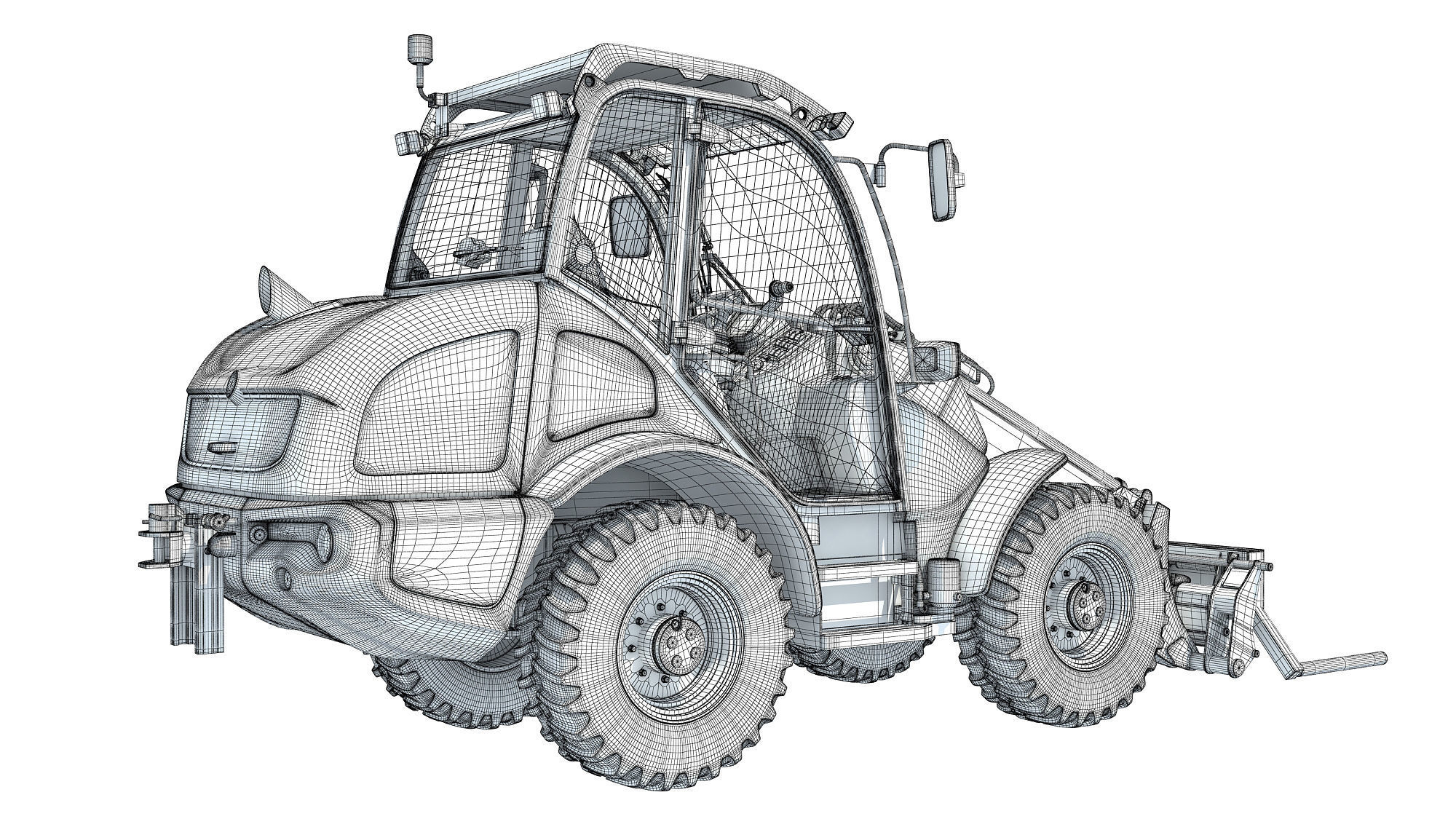 Wheel Loader 3D model_17