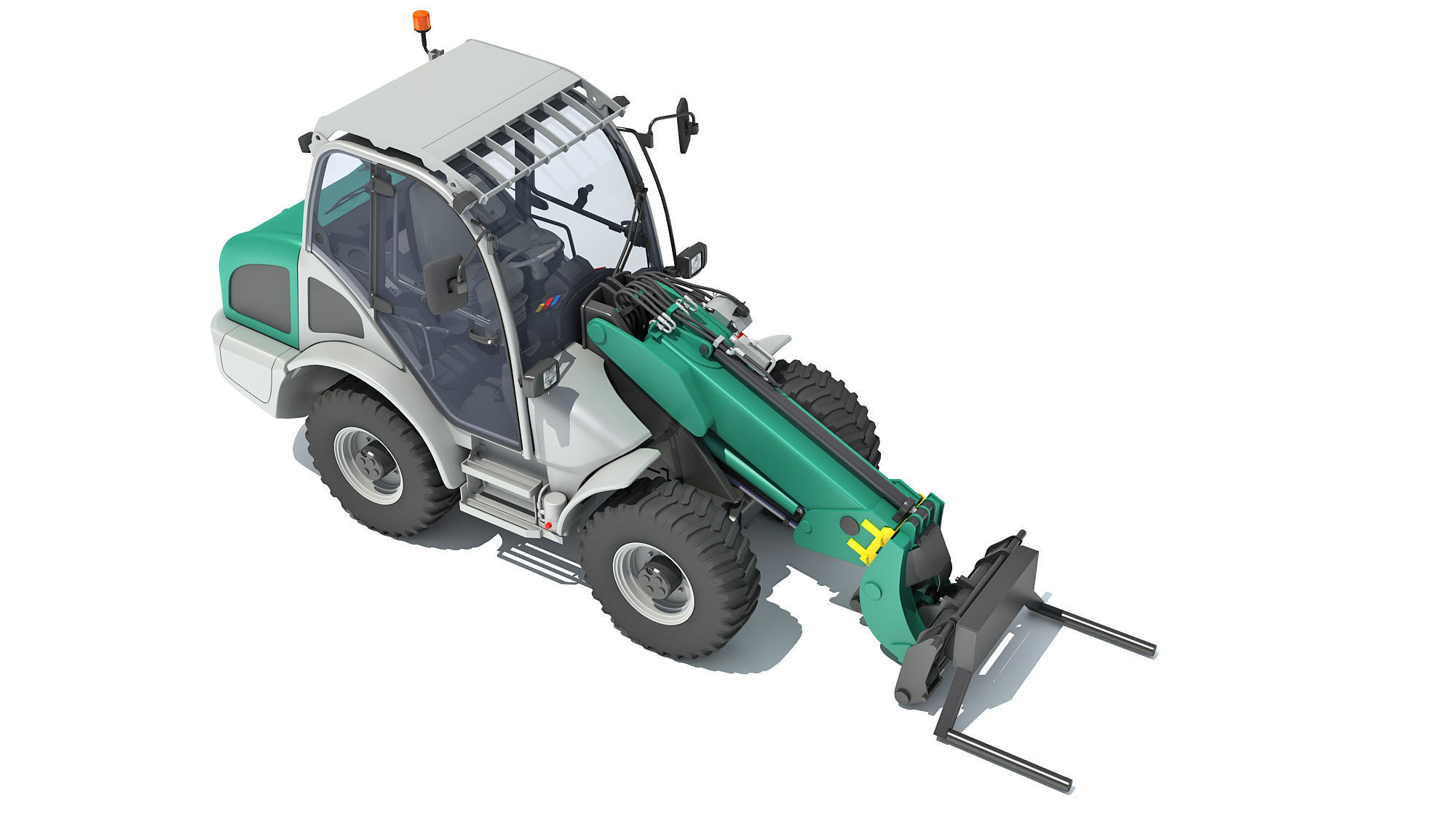 Wheel Loader 3D model_9