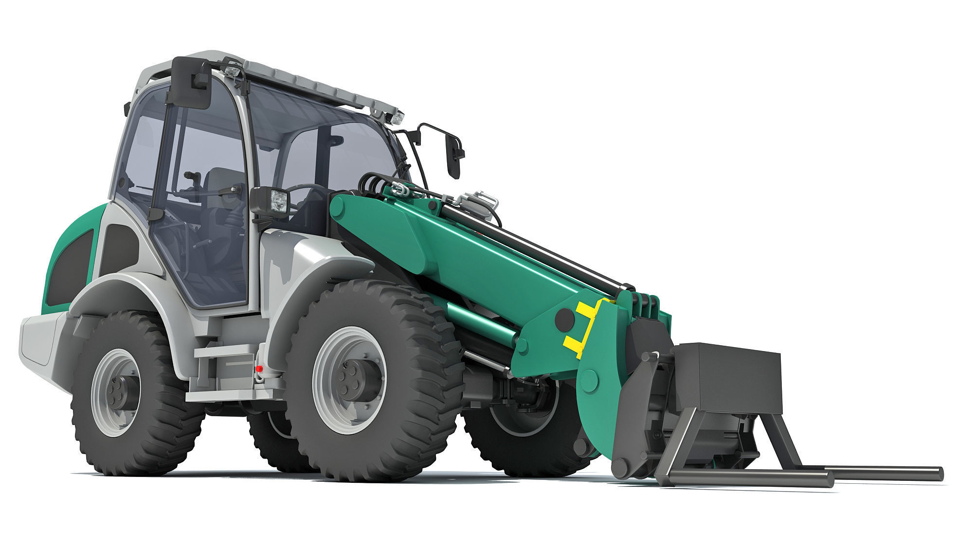 Wheel Loader 3D model_8