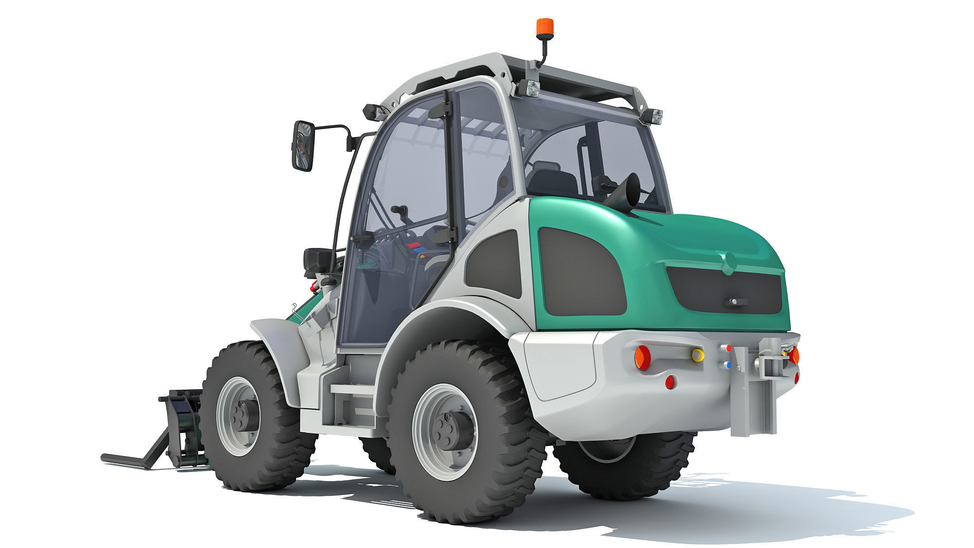 Wheel Loader 3D model_4