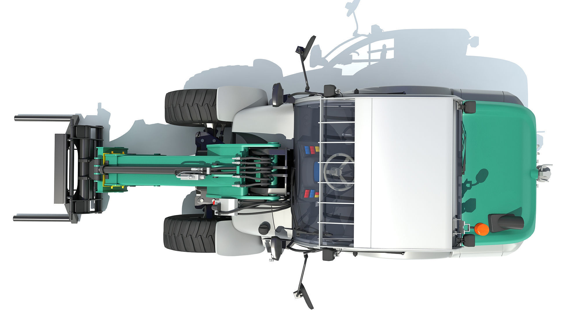 Wheel Loader 3D model_12