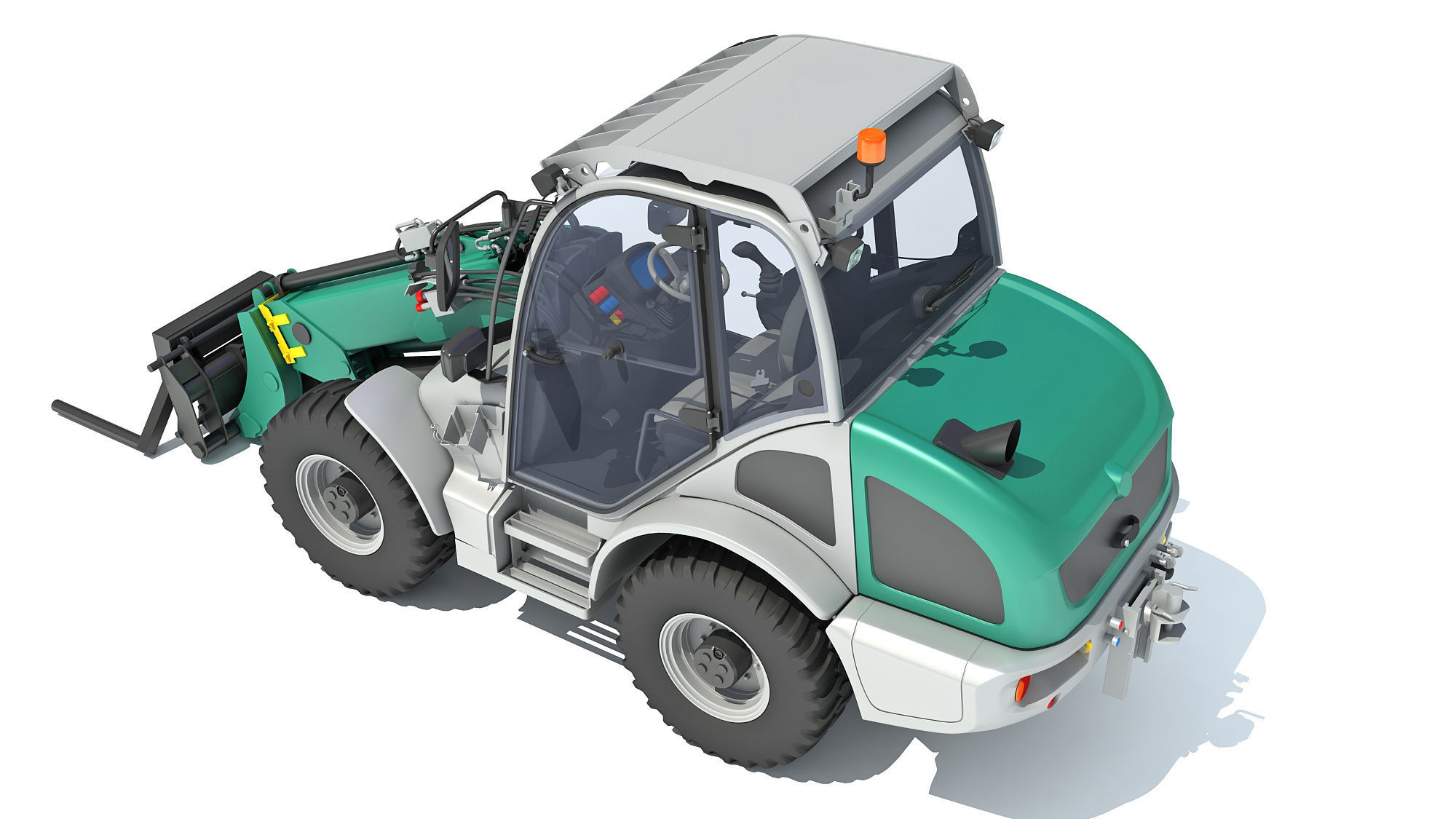 Wheel Loader 3D model_3