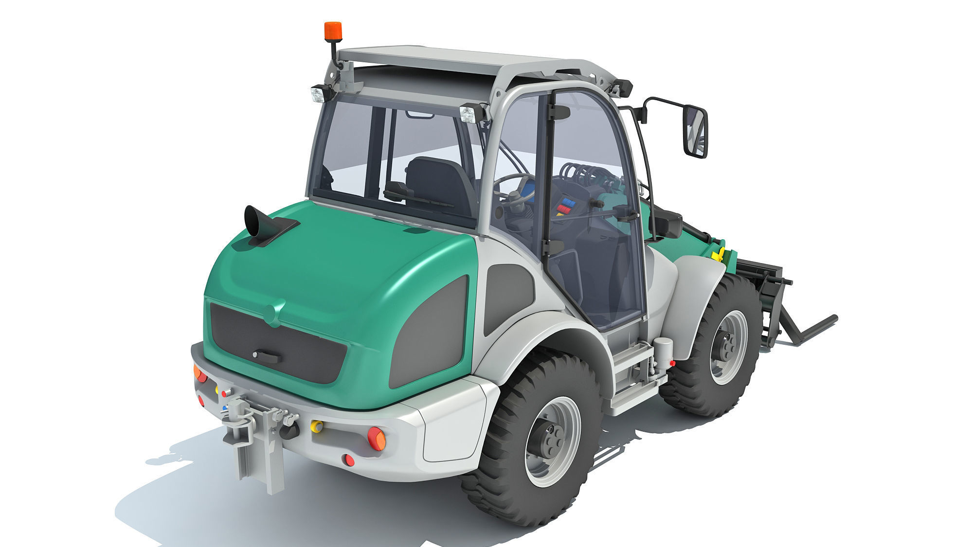 Wheel Loader 3D model_5