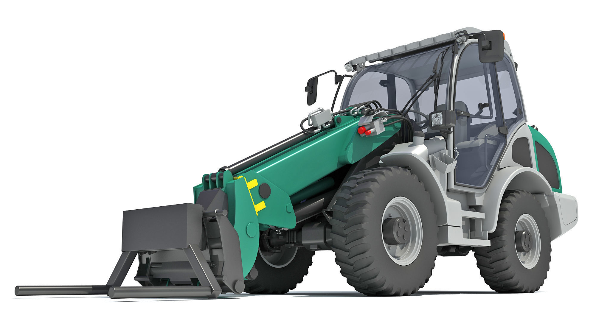 Wheel Loader 3D model_11
