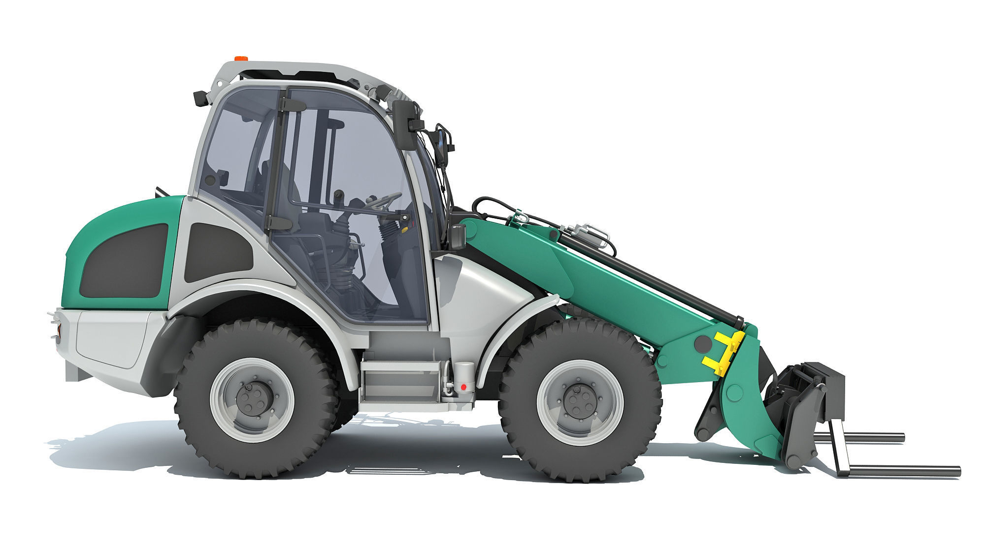 Wheel Loader 3D model_7