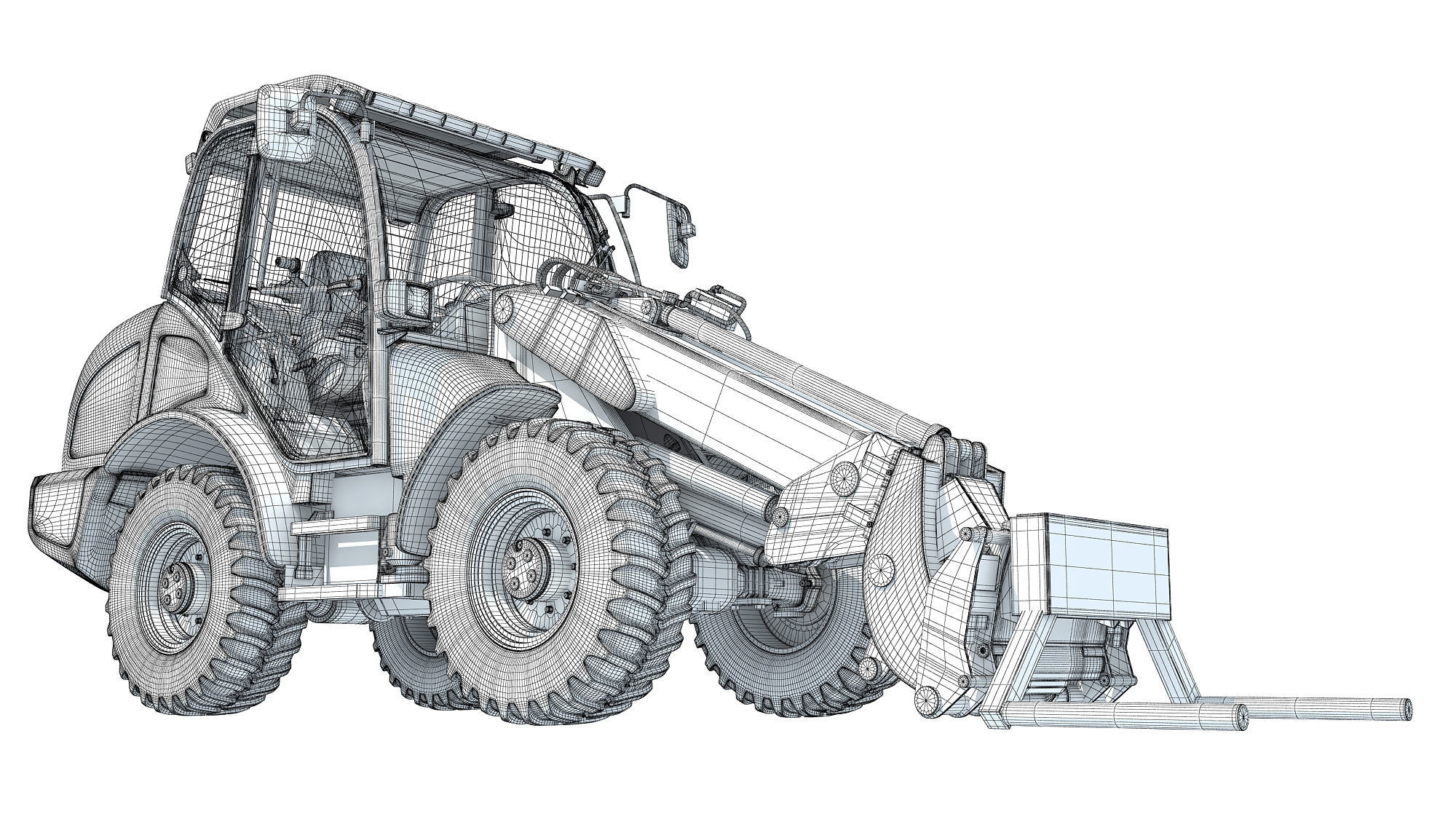 Wheel Loader 3D model_18