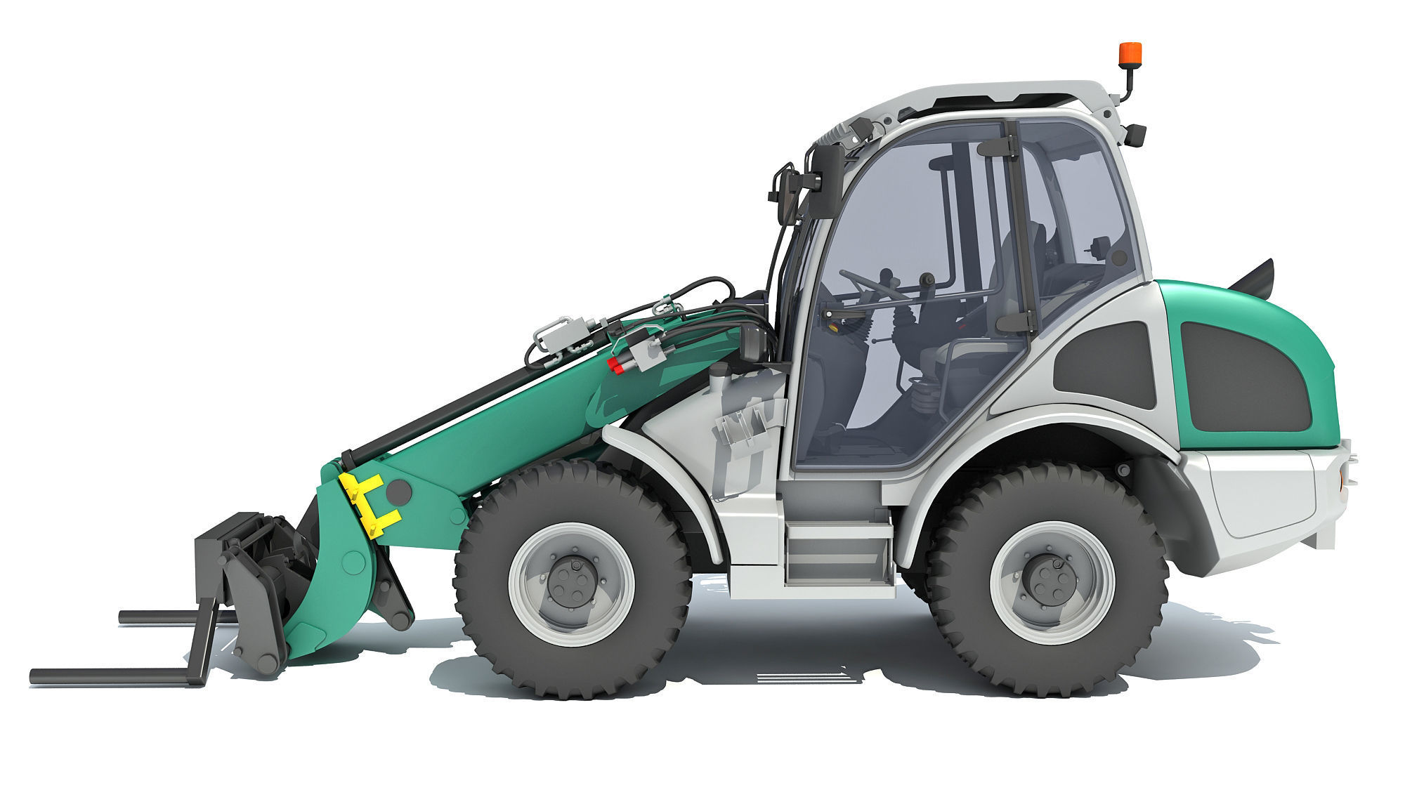 Wheel Loader 3D model_1