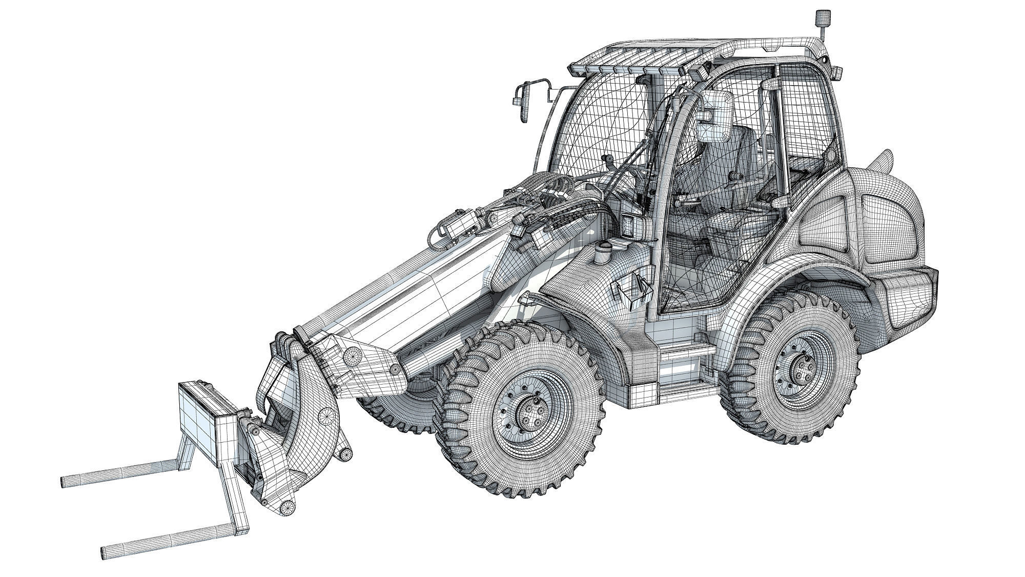 Wheel Loader 3D model_15