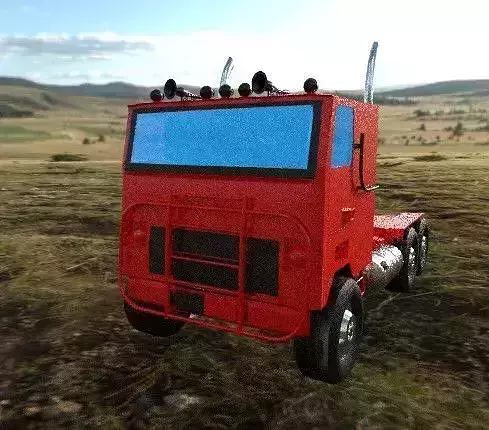 Flate nose truck
