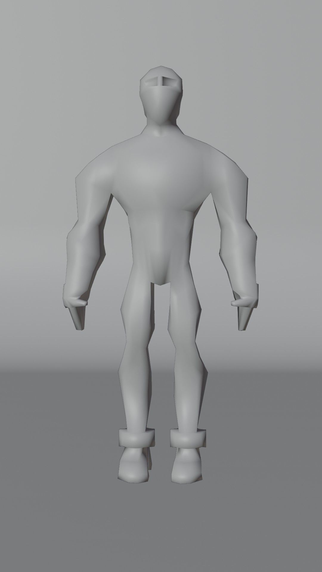RufCyberX iron man Low-poly 3D model_11